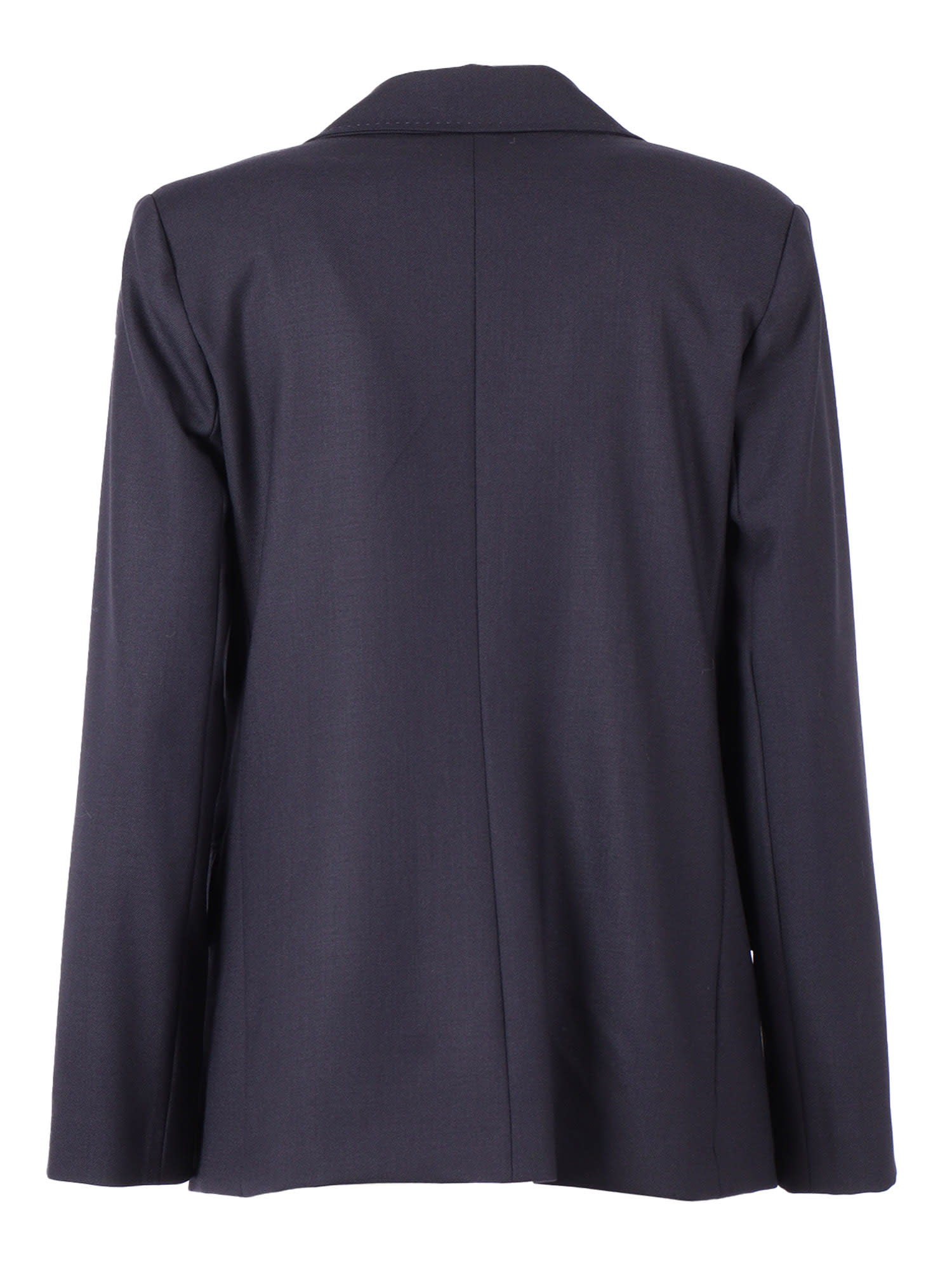 Antonelli Structured Fit Tailored Jacket With Minimalist Design In Blue