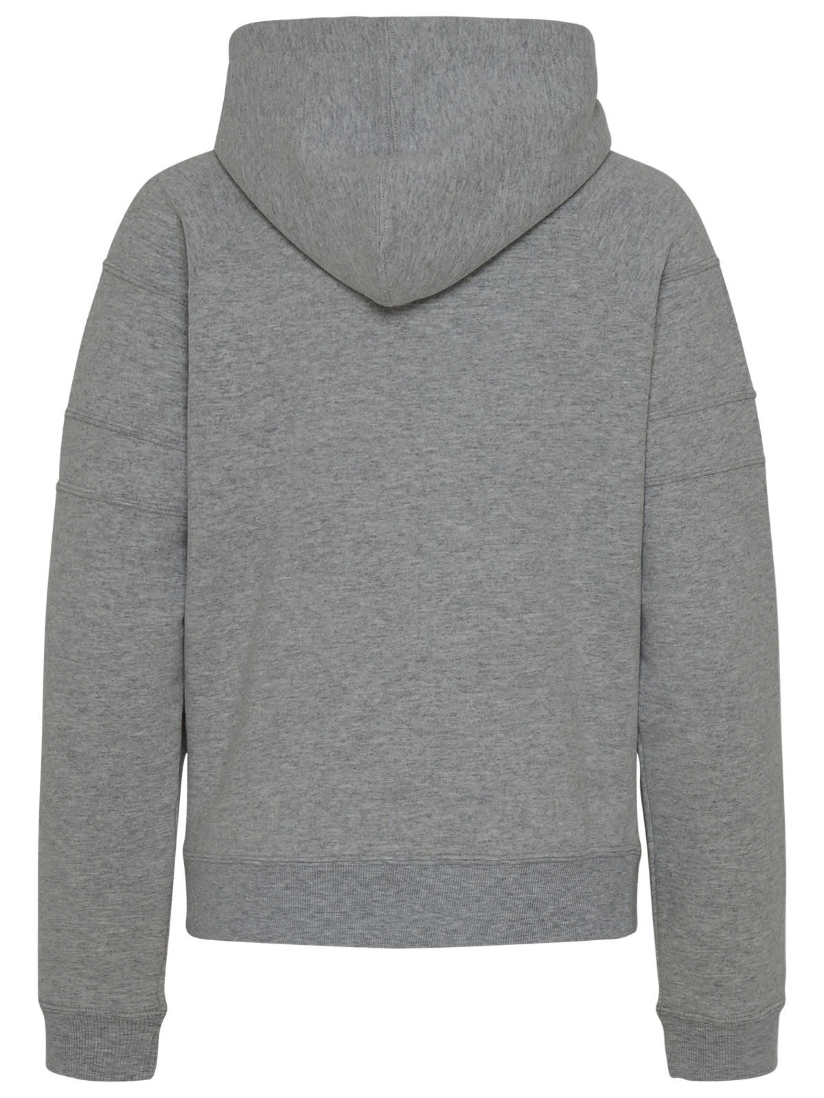 Shop Saint Laurent Gray Cotton Sweatshirt