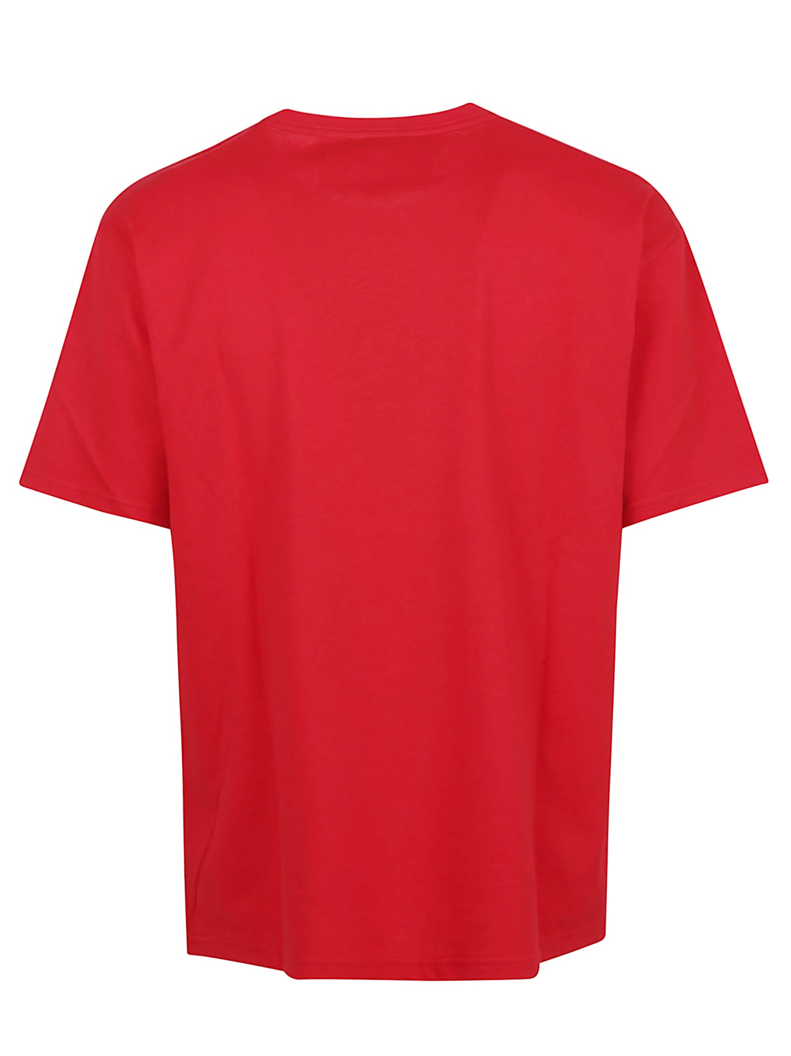 Valentino Garavani T-shirt With Le Chat De La Maison Print In Red