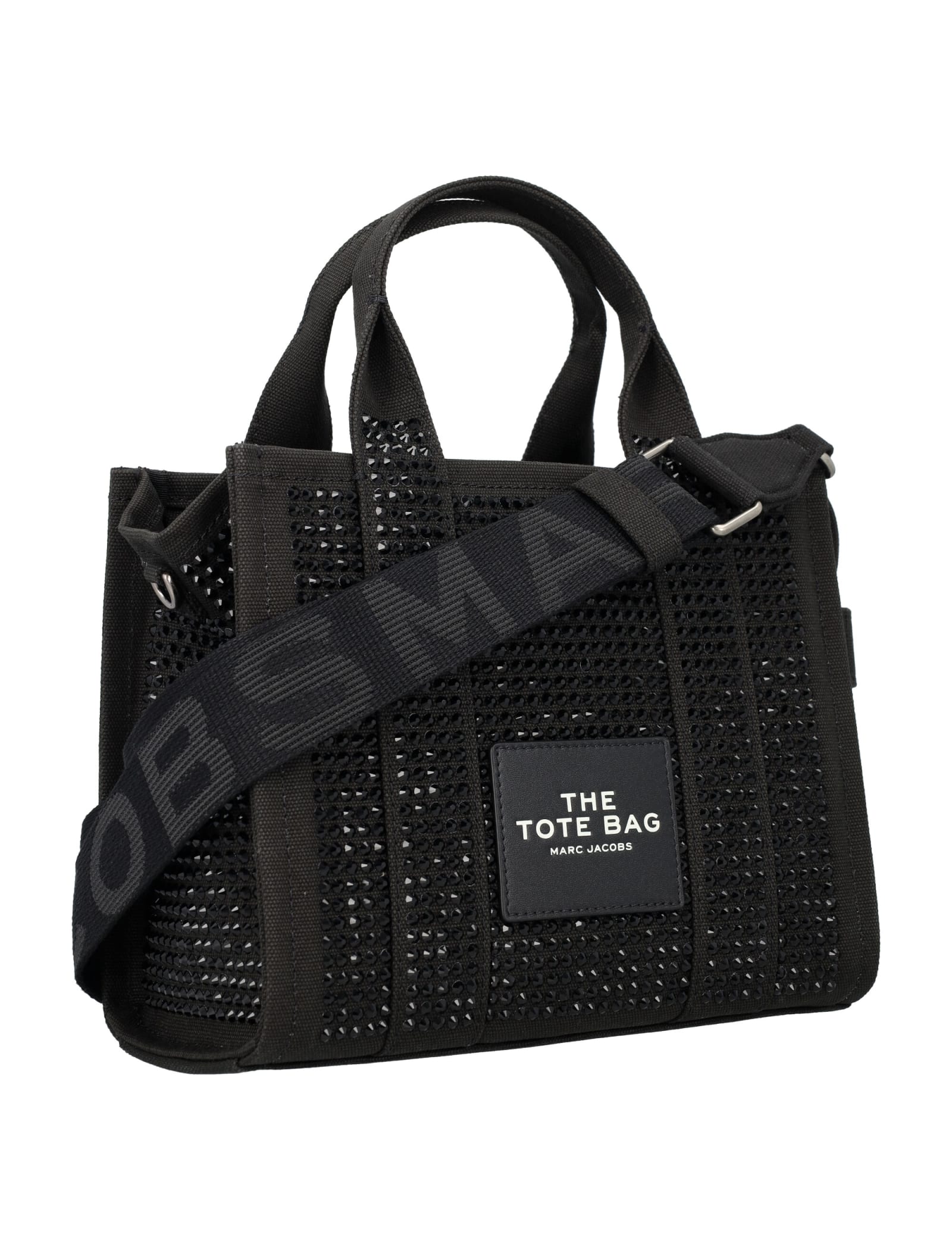 Marc Jacobs Crystal Tote Bag In Black Crystal