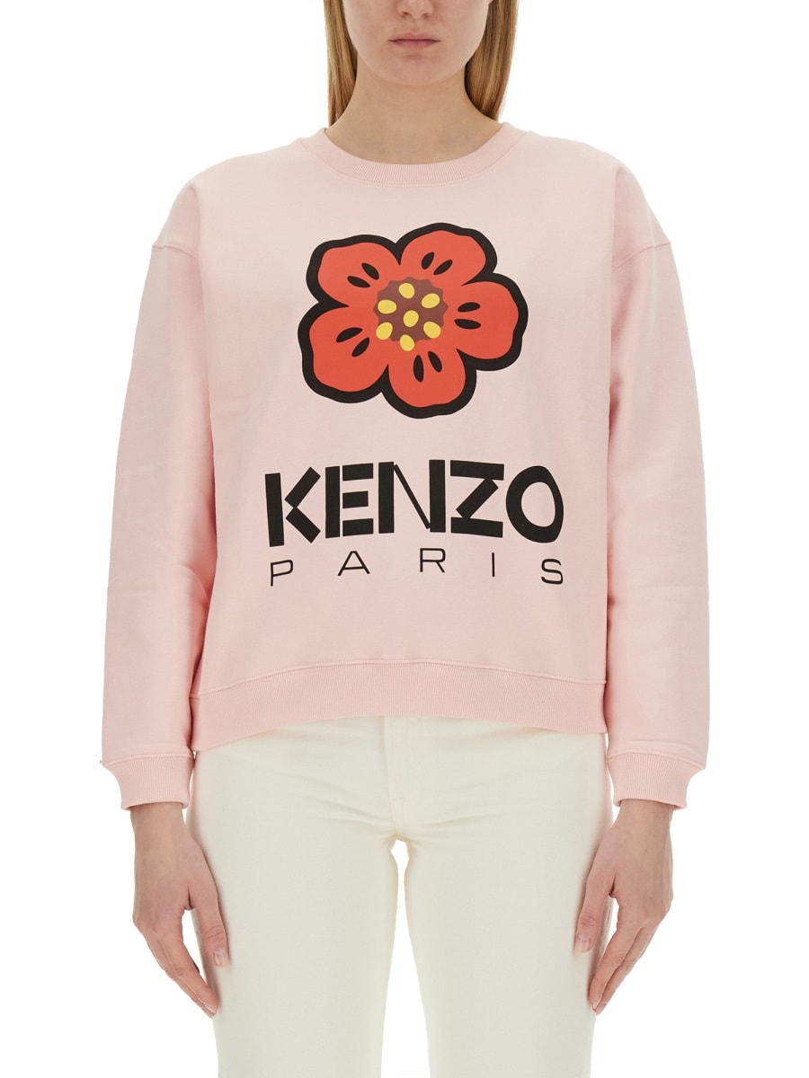 Kenzo Boke Flower Sweatshirt In Pink
