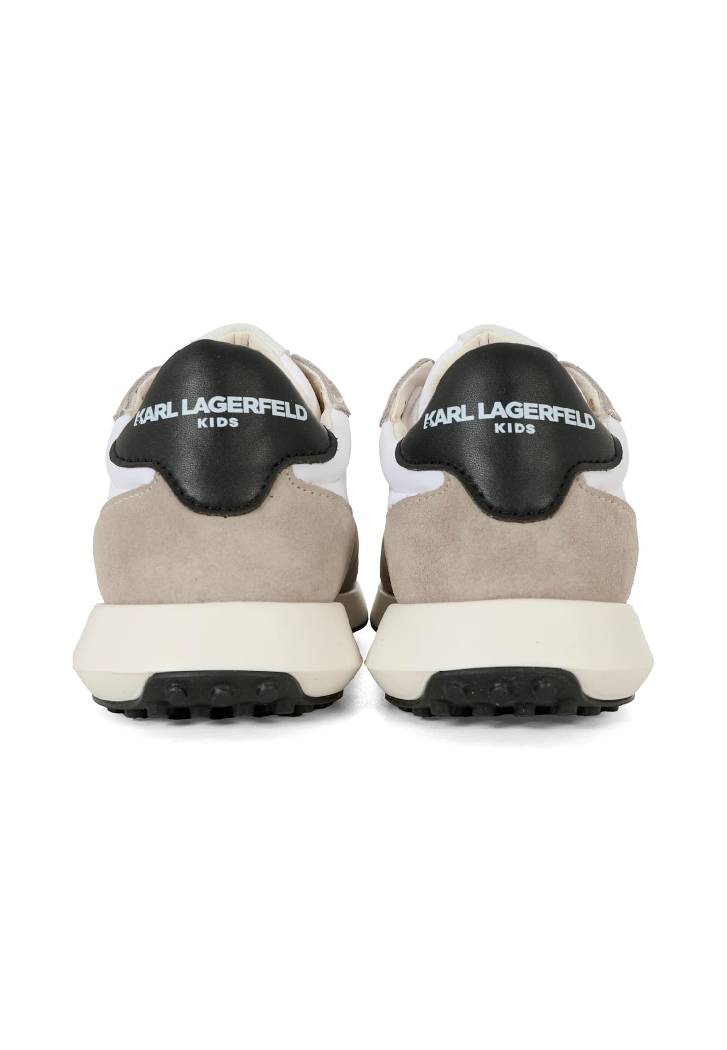 Karl Lagerfeld White Trainers For Boy With  And Logo In White