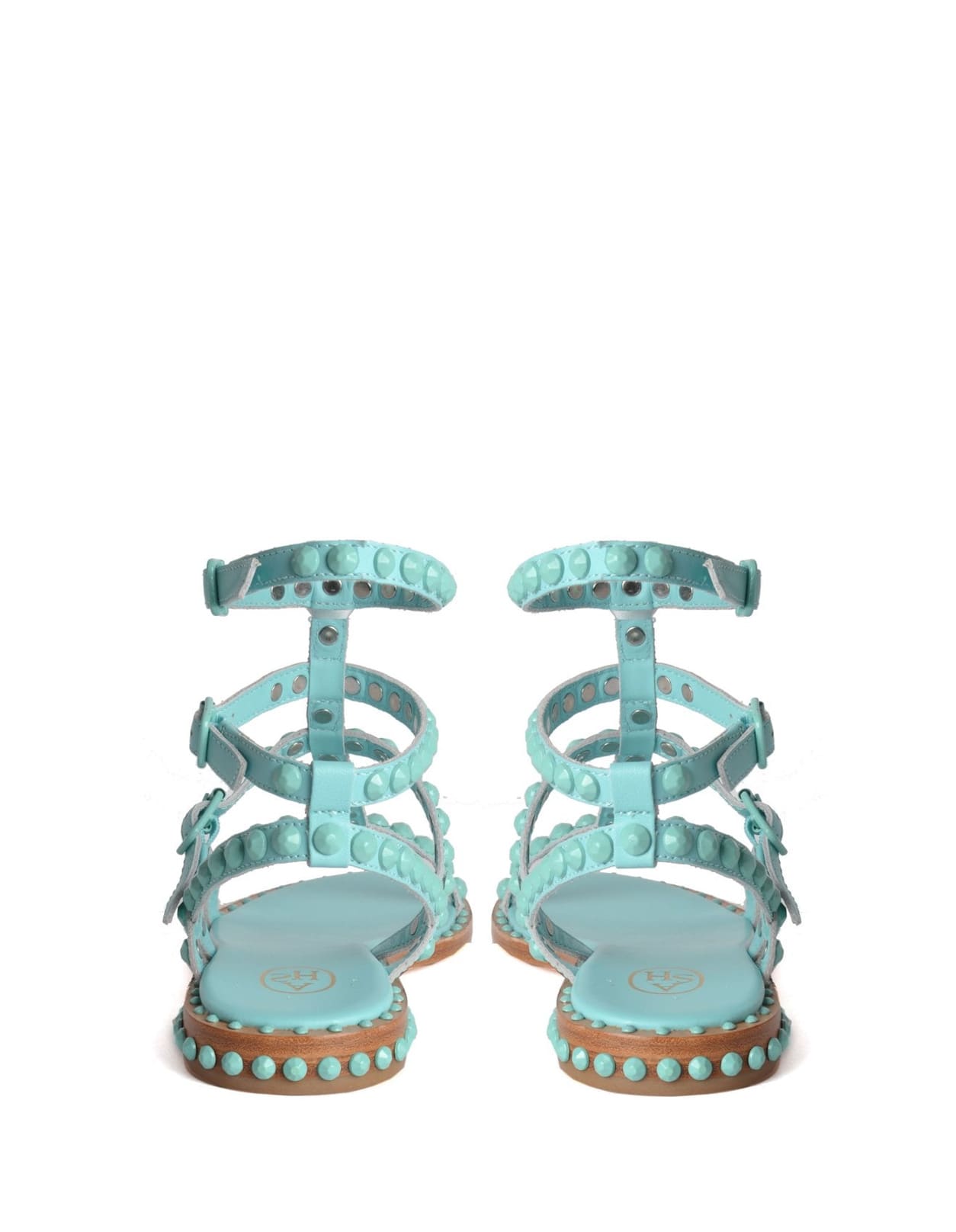 Shop Ash Aquamarine Playbis Sandals In Rosa