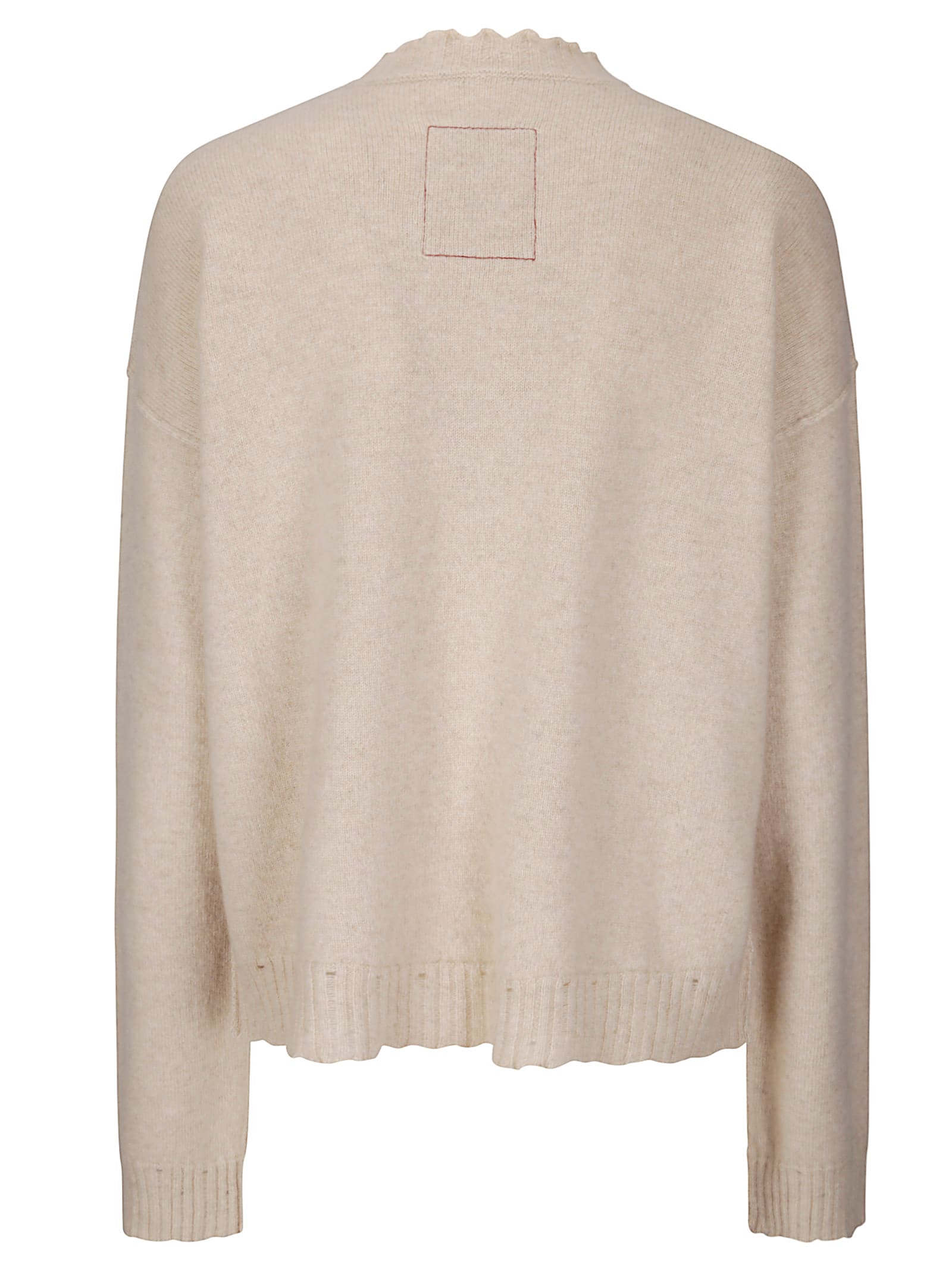 Uma Wang Long Slv Top Sweater In Neutral