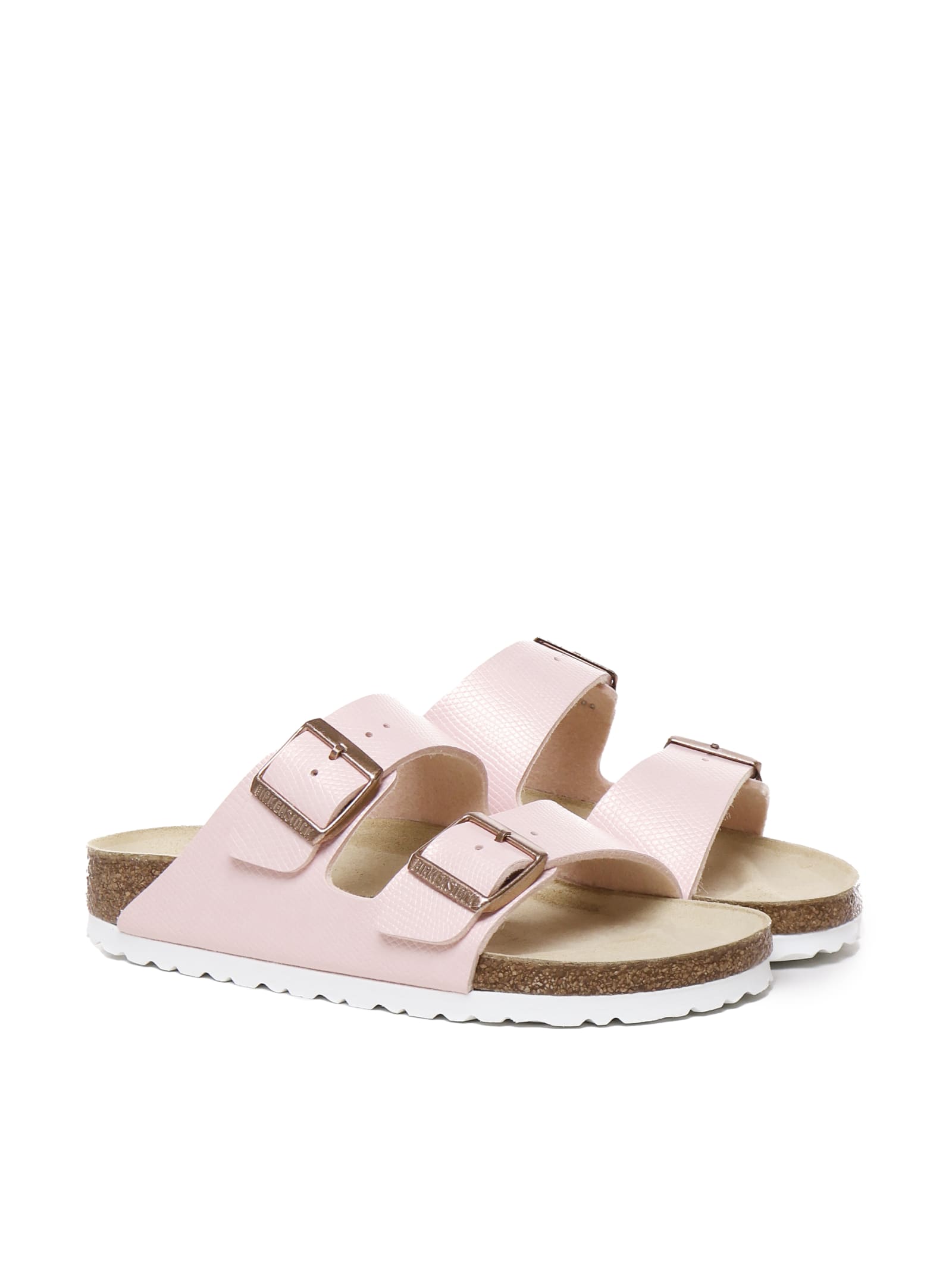 Shop Birkenstock Arizona Sandals In Light Rose