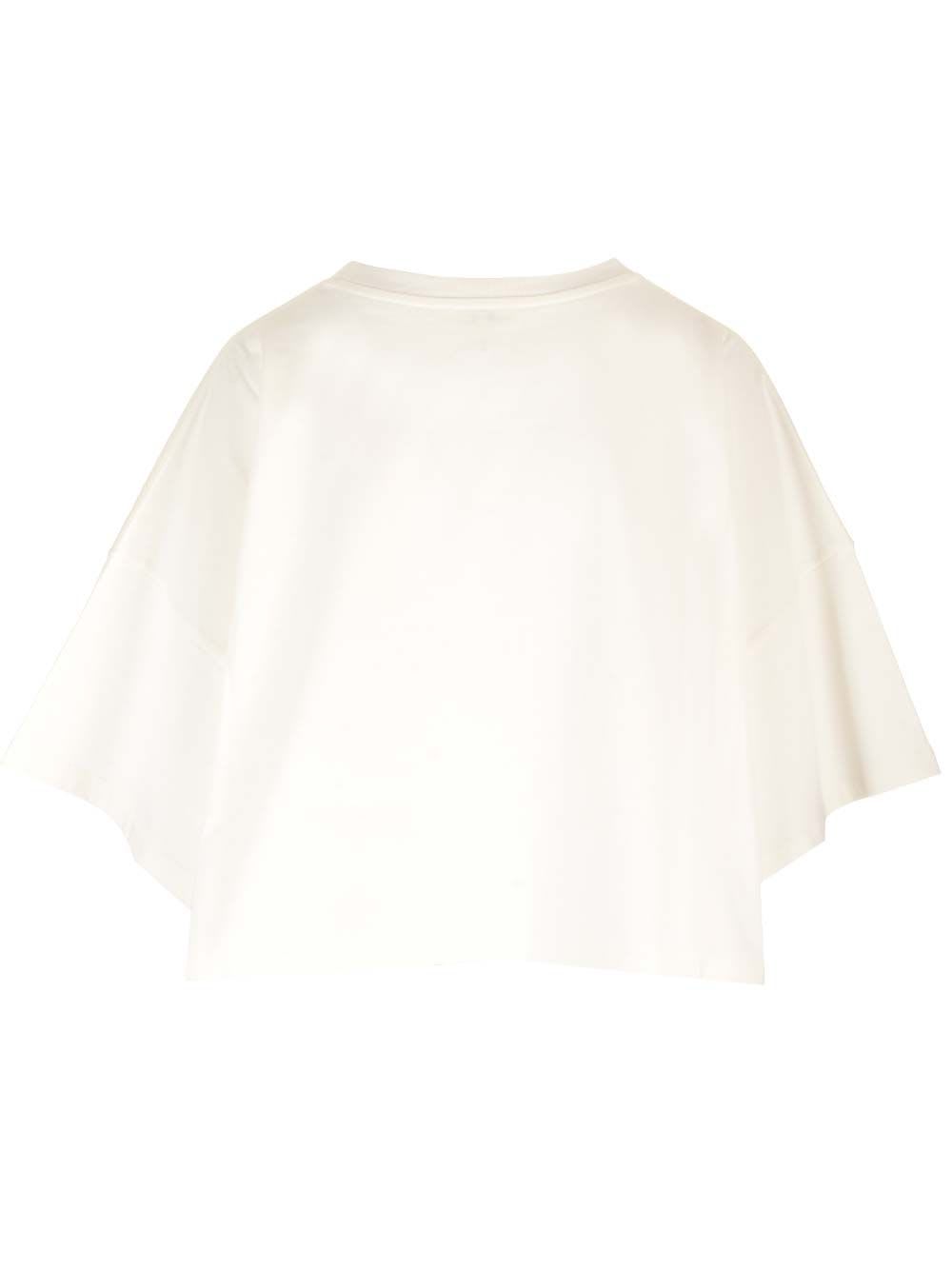 Shop Chloé Signature Crop Top In White