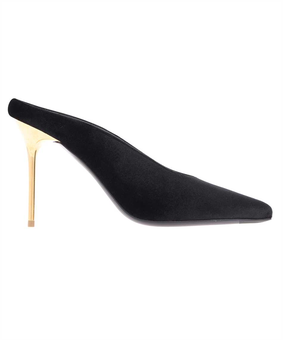 Balmain Velvet Pumps In Black
