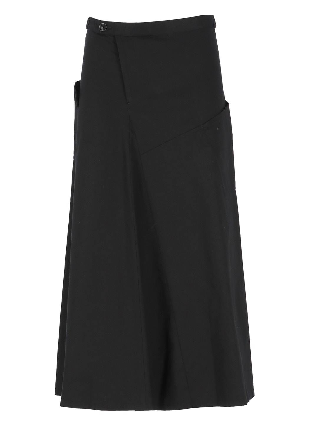 Shop Y's Cotton Skirt In Black