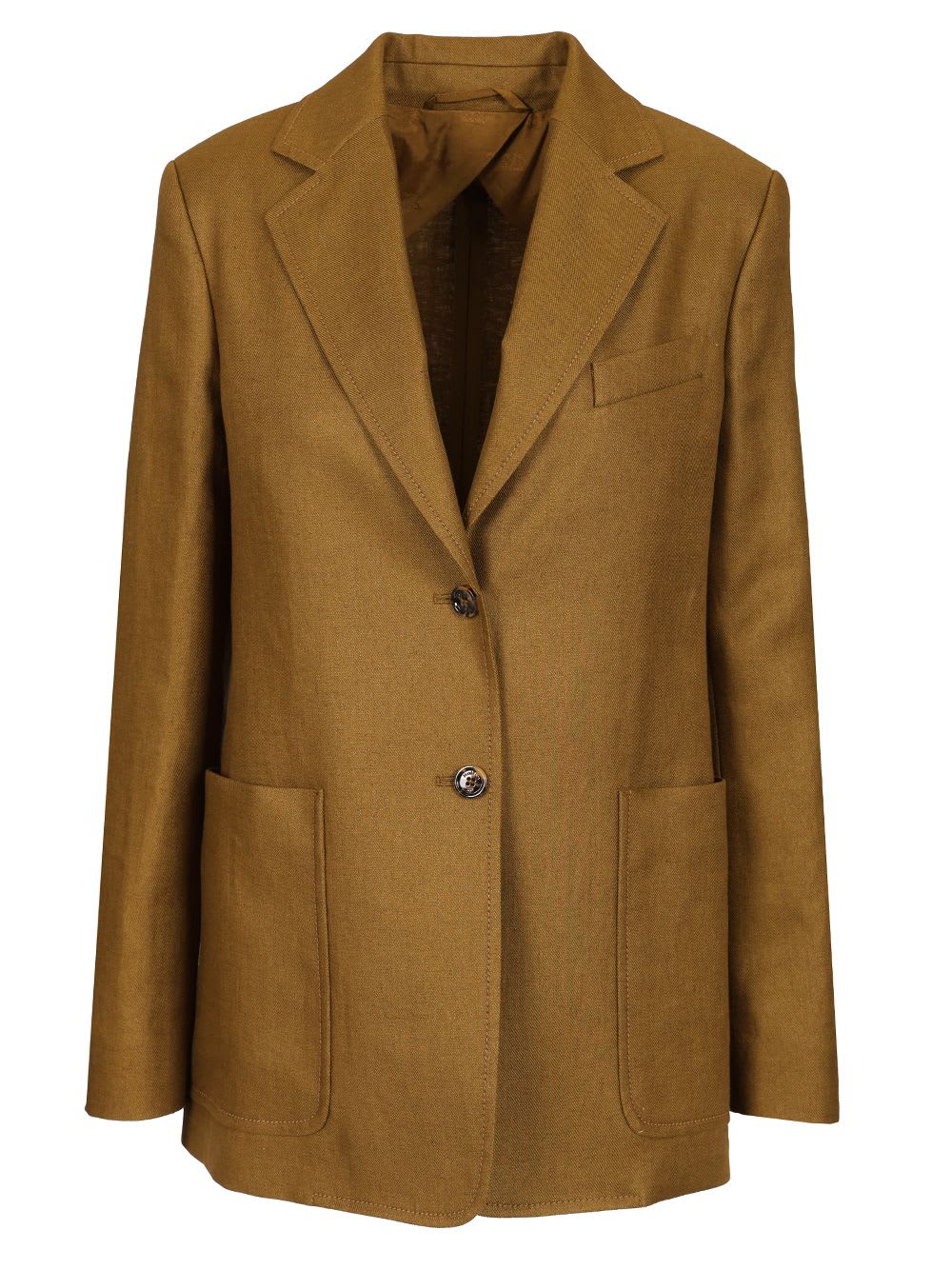 Max Mara Single-breasted Linen Blazer
