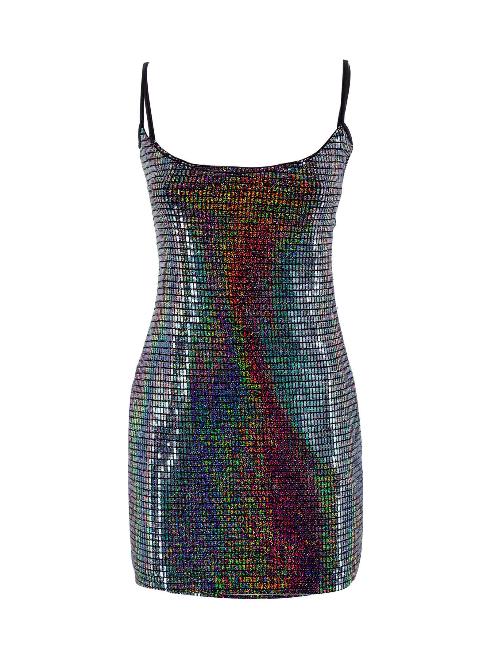 Chiara Ferragni Chainmail-effect Fitted Mini Dress