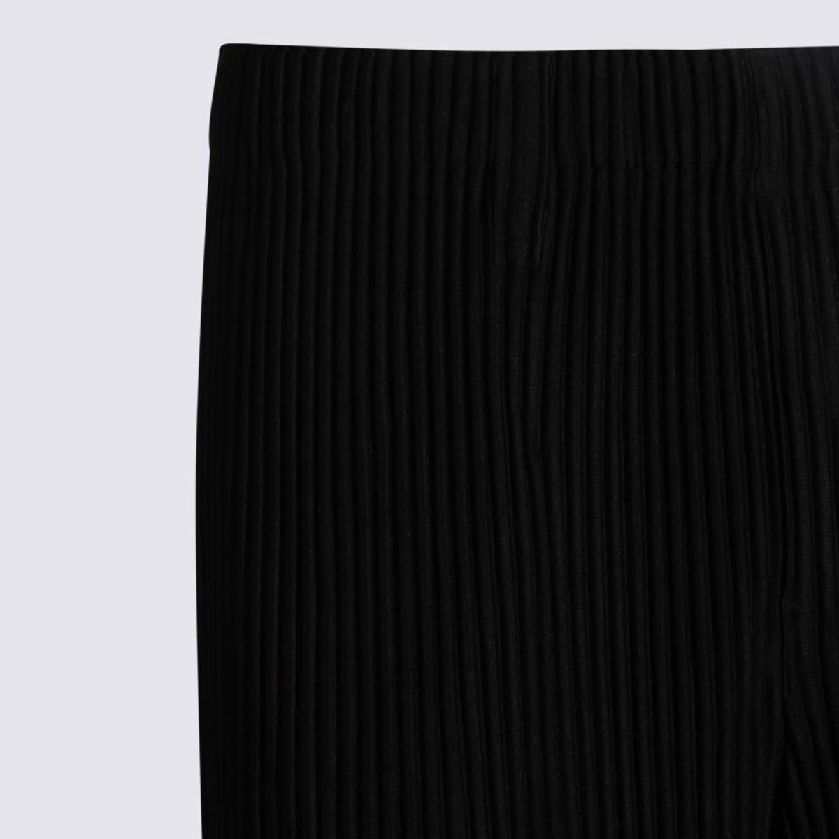 Issey Miyake Comfortable Trousers Elastic Waistband In Black