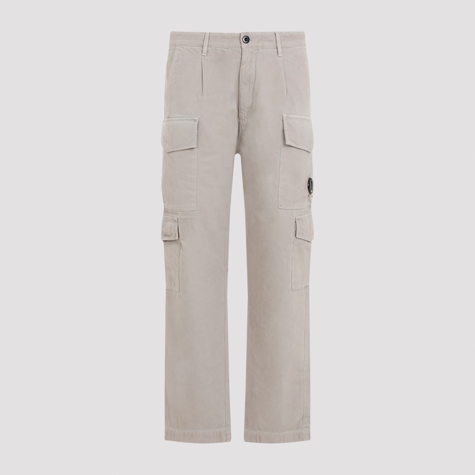 Shop C.p. Company Cargo Pants In Vintage Khaki