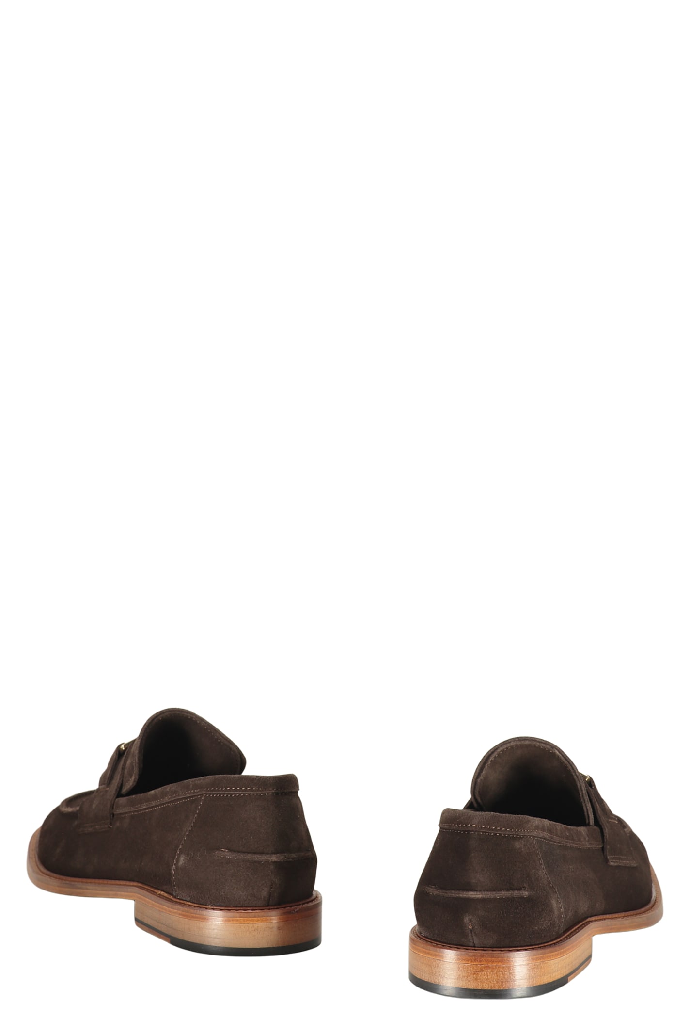 Bruno Magli Calfskin Loafers In Brown