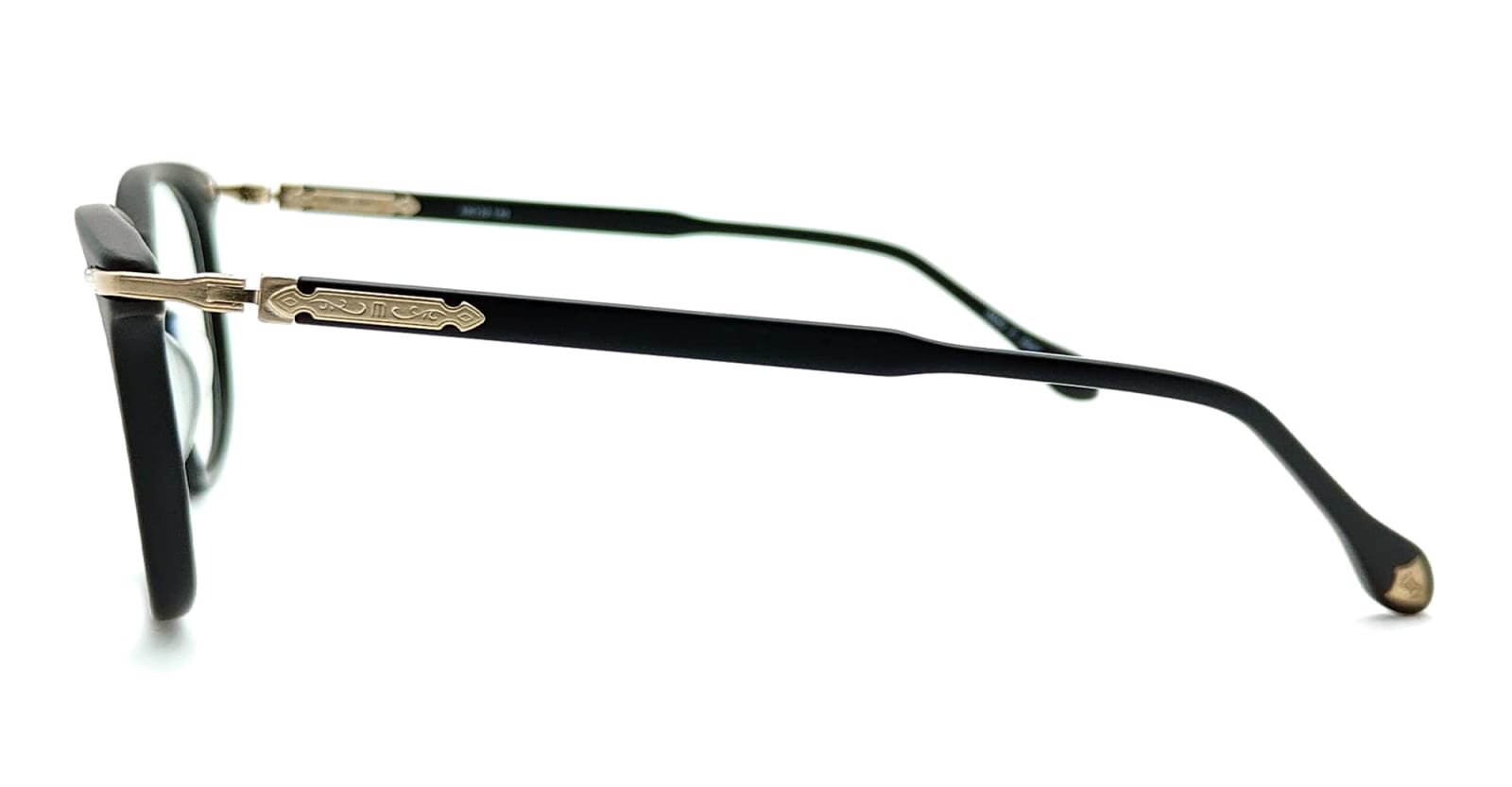 Shop Matsuda M2047 - Matte Black / Brushed Gold Rx Glasses