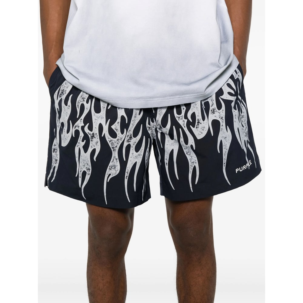 Purple Brand Short In Black