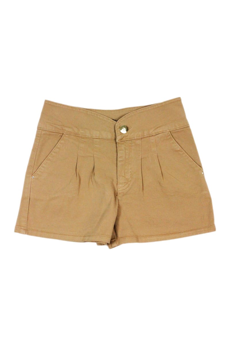 Liu-Jo Shorts With Pleats And Pockets