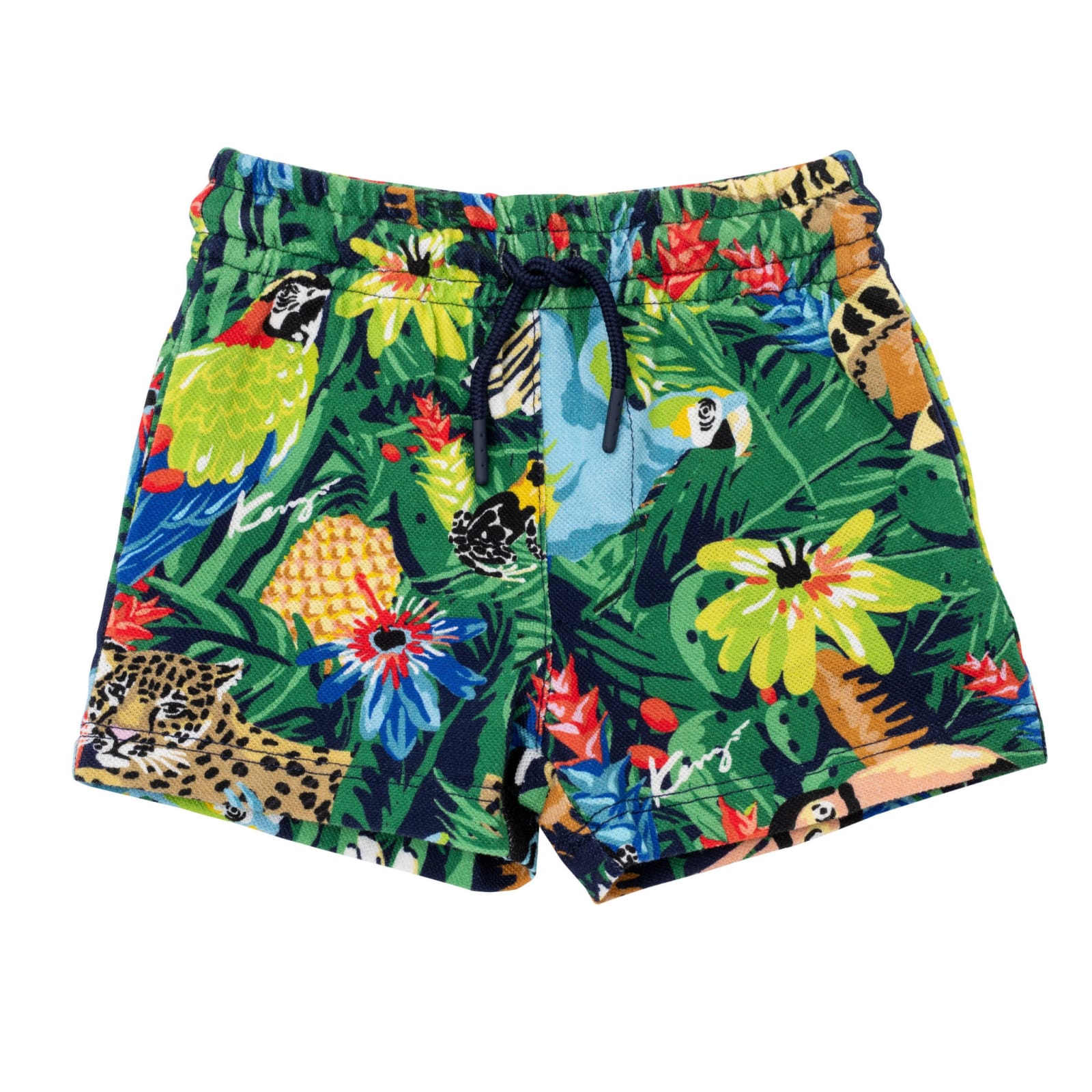 Kenzo Babies' Newborn Running Shorts With Multicolor Print By | ModeSens
