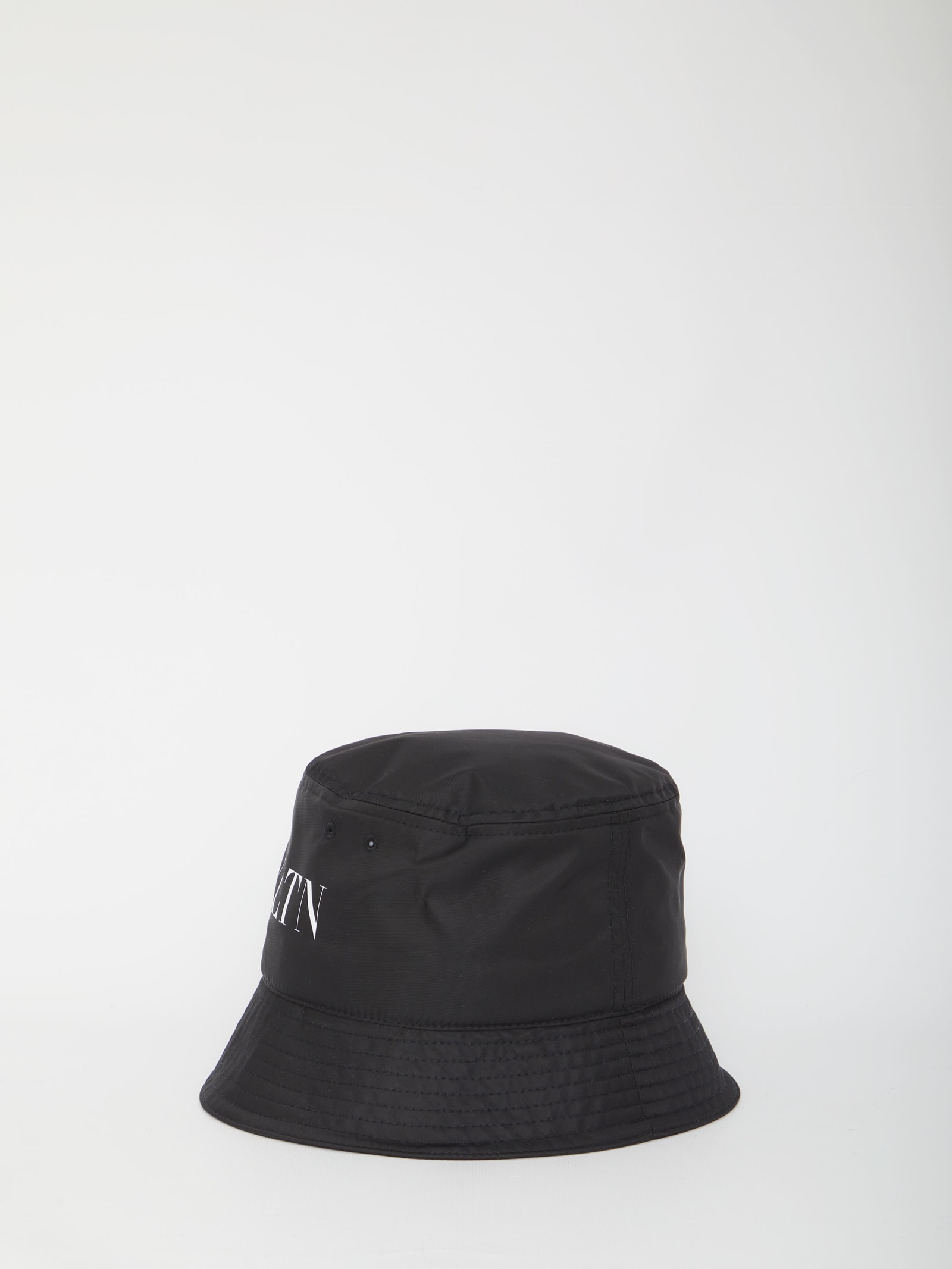 Shop Valentino Vltn Bucket Hat In Black