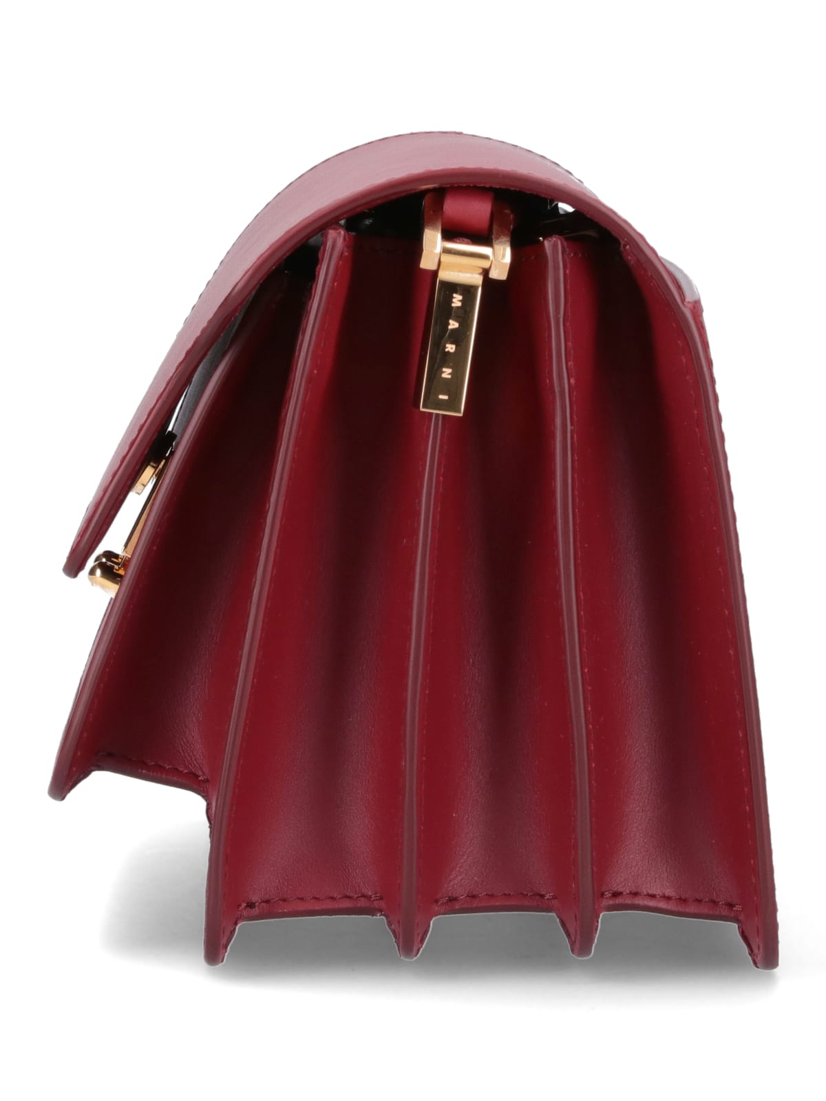 Marni Expandable Strap With Accordion Sides In Red