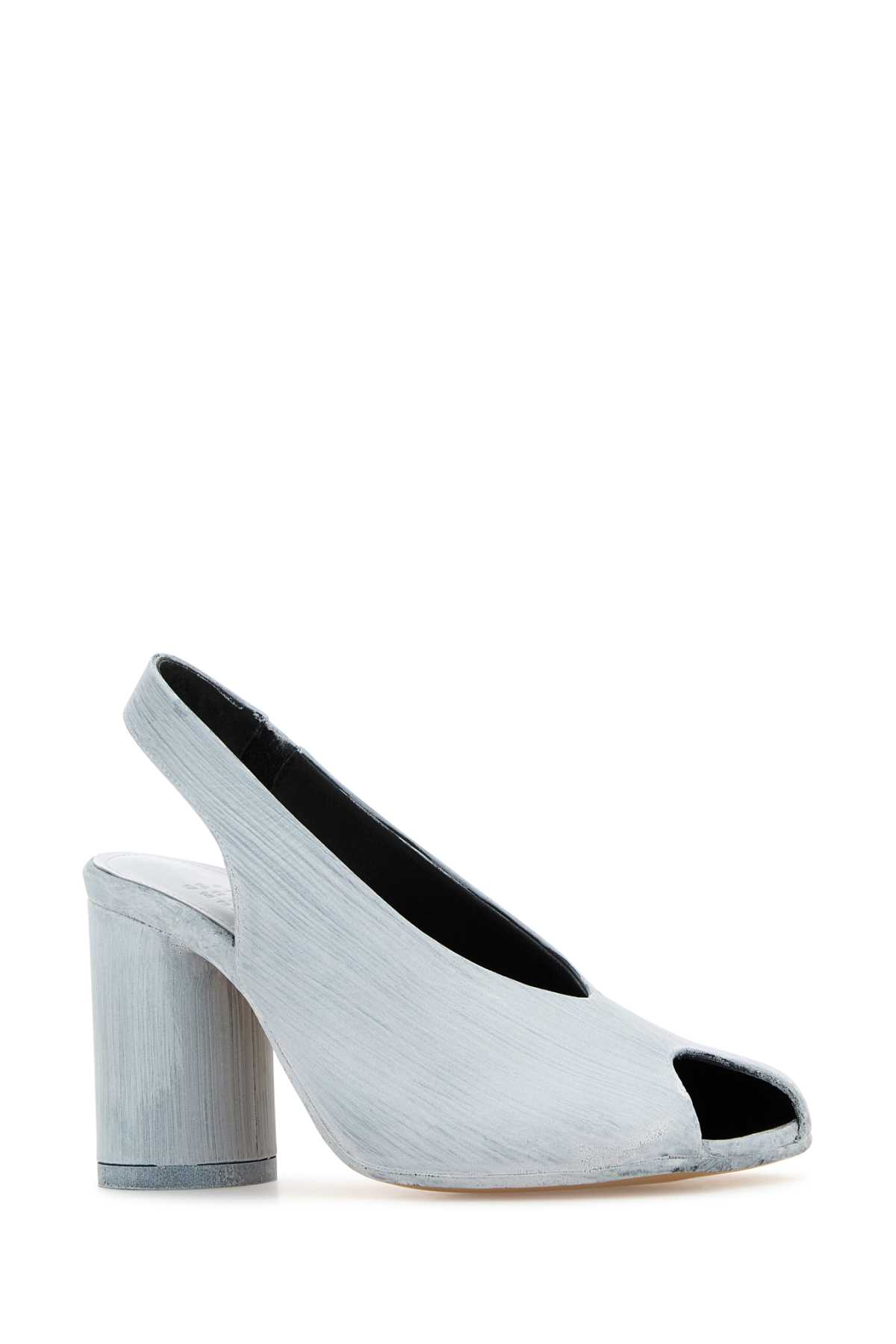 MM6 MAISON MARGIELA WHITE LEATHER PUMPS 