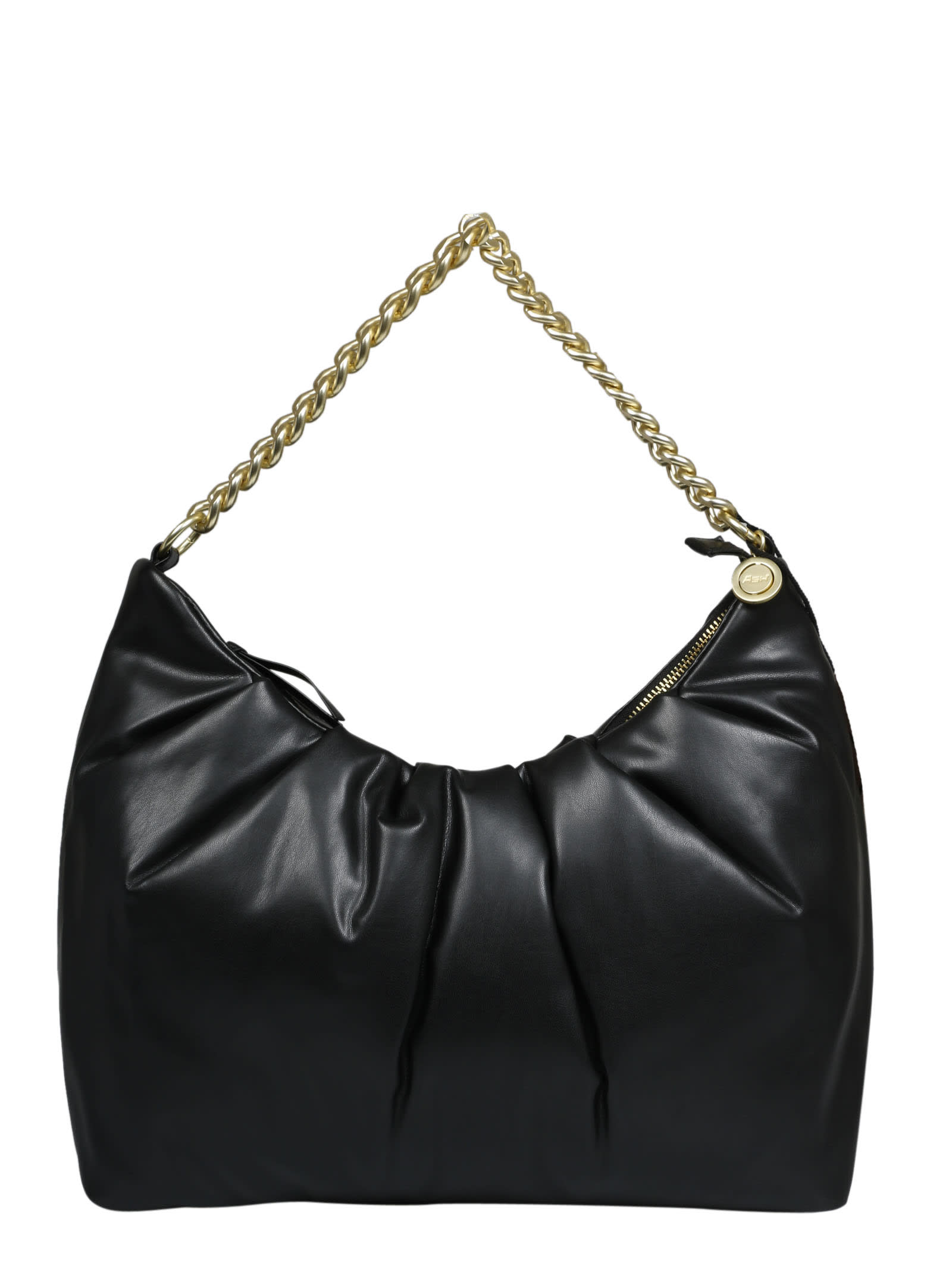 Ash Ottavia Puffy Leather Hobo Bag