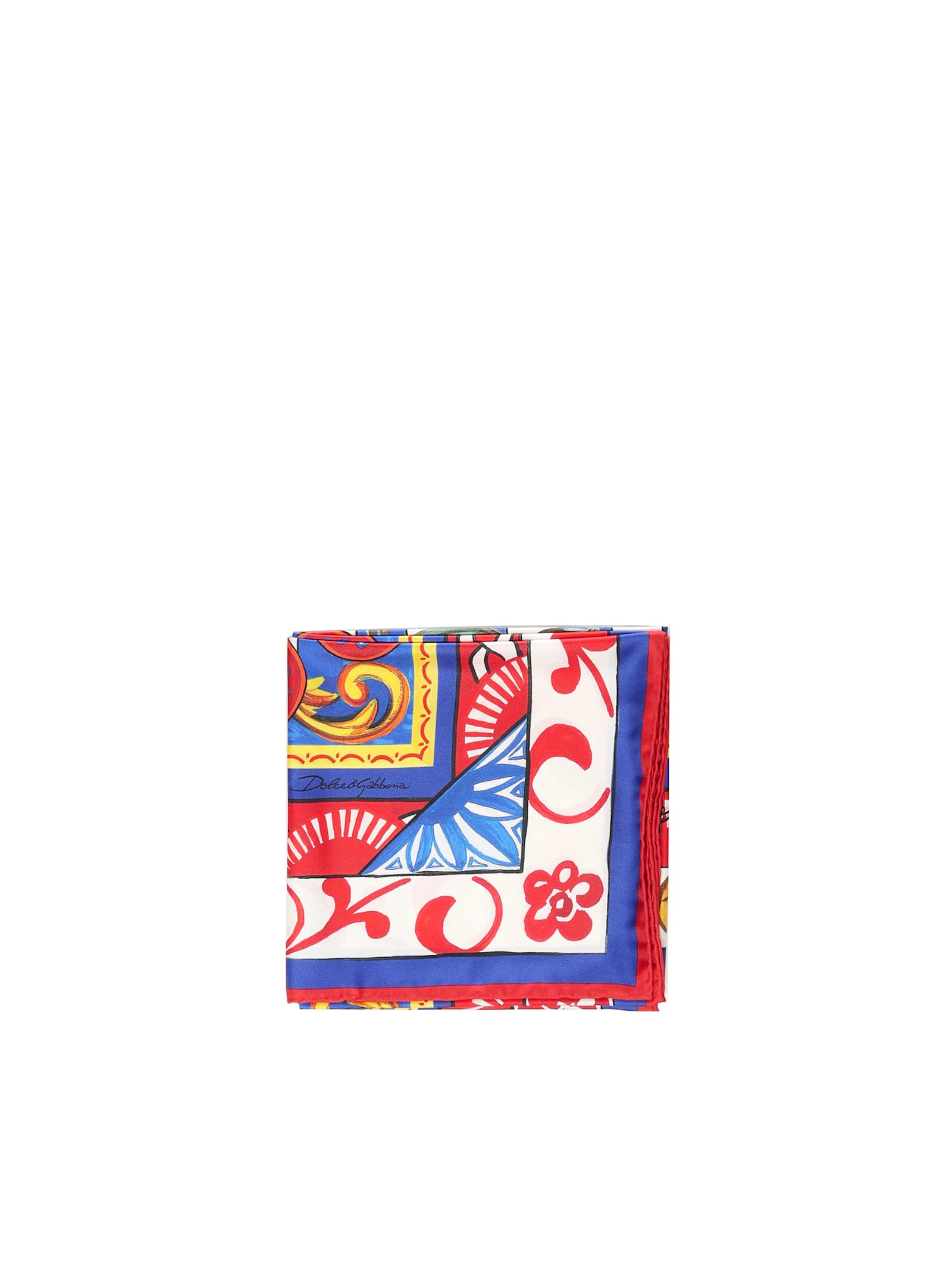 Dolce & Gabbana Silk Twill Scarf