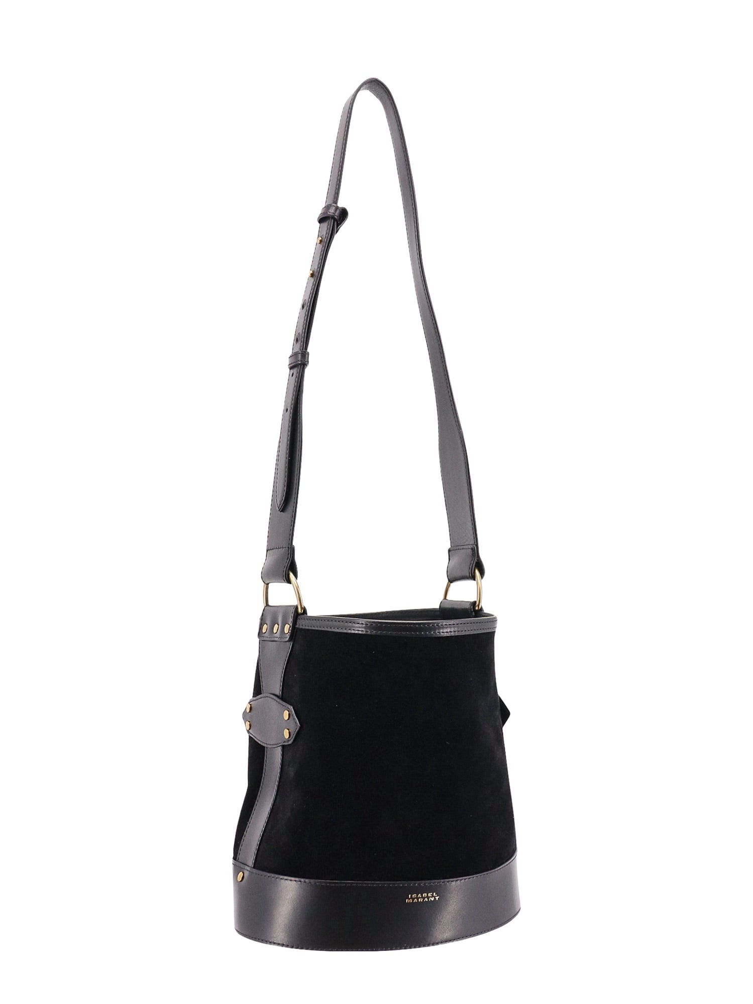 Shop Isabel Marant Samara Shoulder Bag In Bk Black