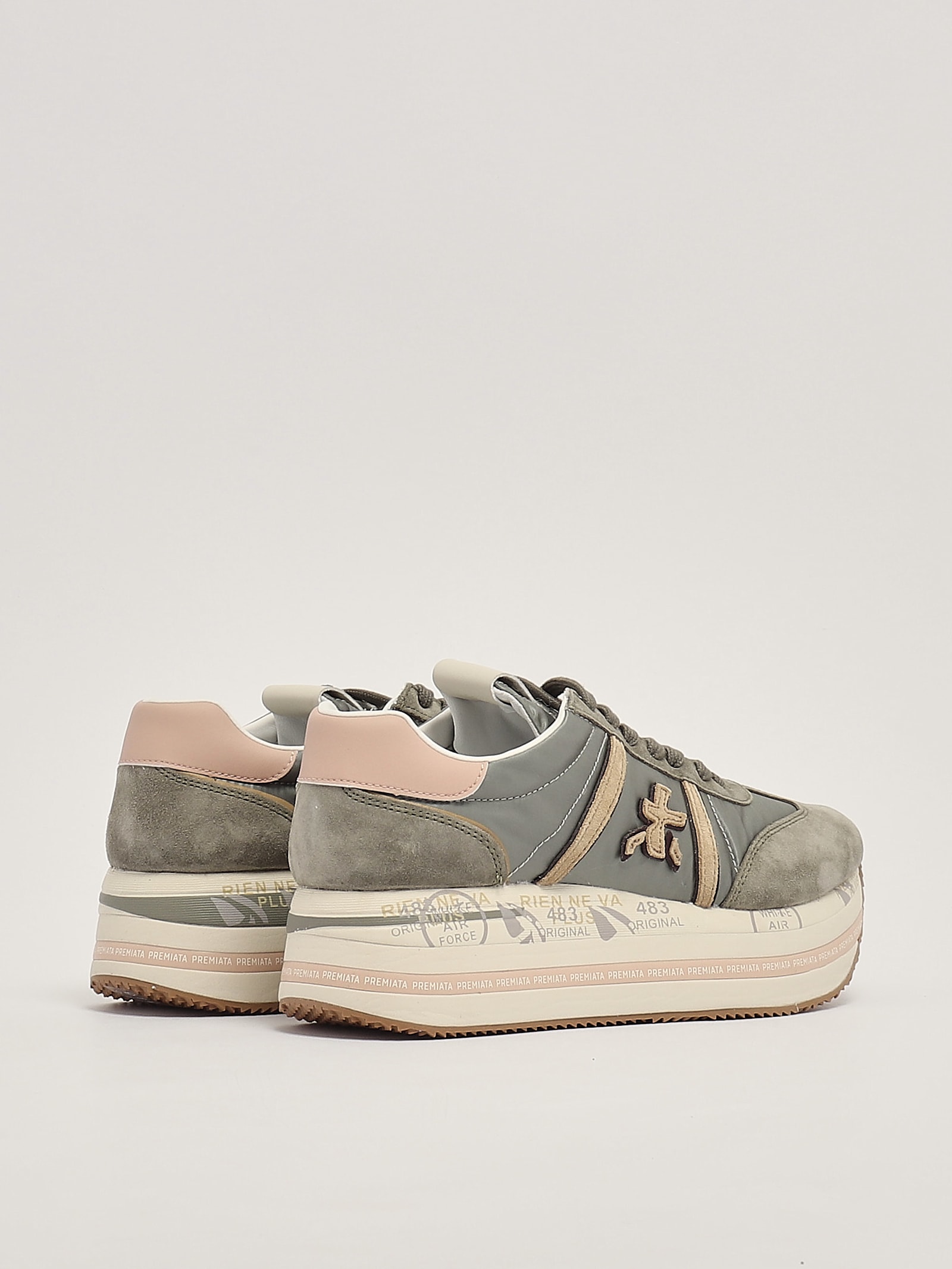 Shop Premiata Beth Sneaker In Salvia