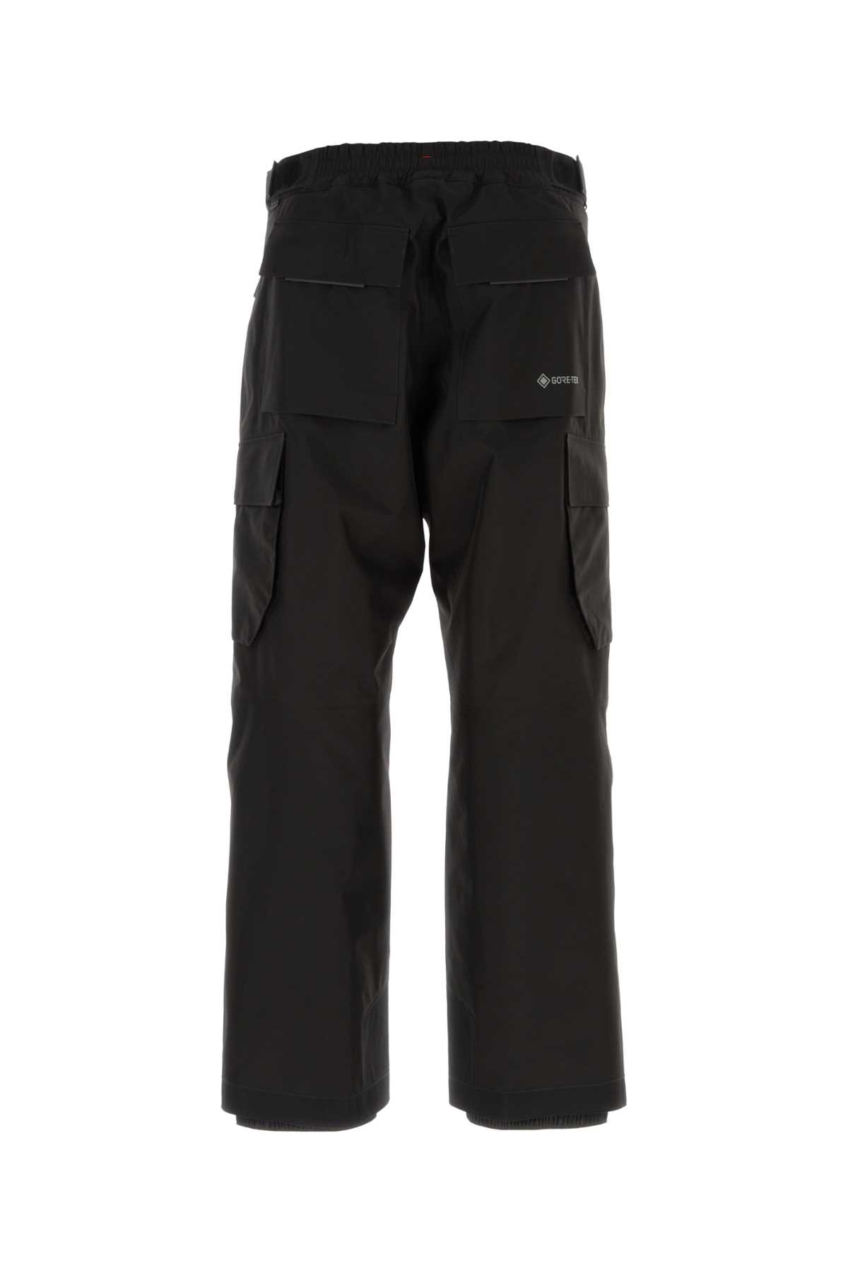 Moncler Black Polyester Ski Pant In 999