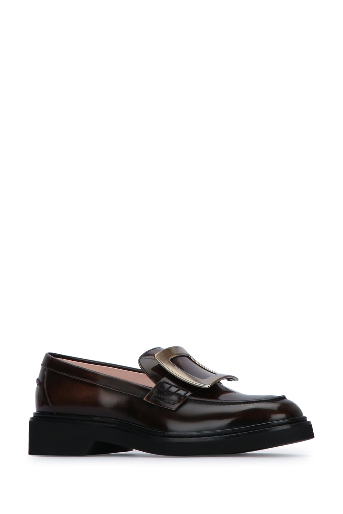 Roger Vivier Viv Rangers Met Buc 25 Loafers In Brown