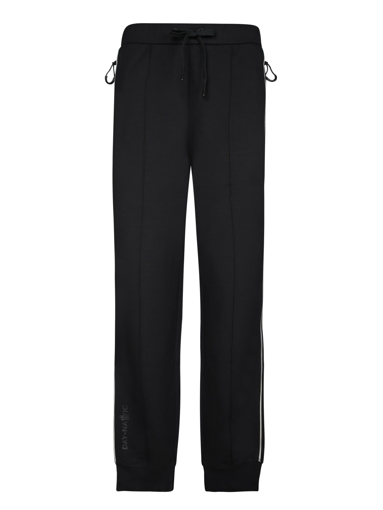 Moncler Technical Black Trousers In Black