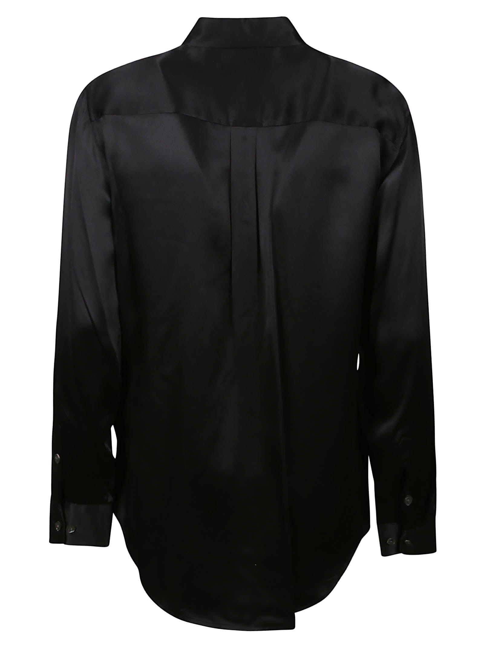 Shop Equipment Signature Long Sleeve Shirt In True Black