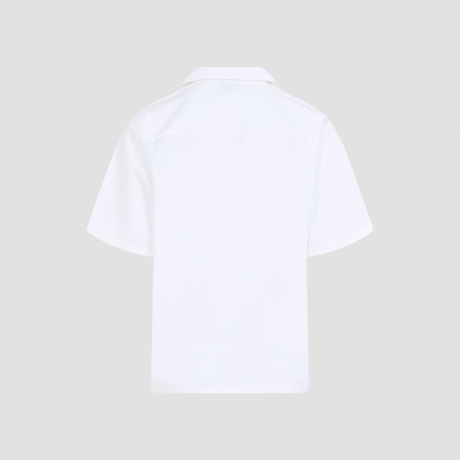 Casablanca Multicolour Cotton Shirt With Stylish Design In White