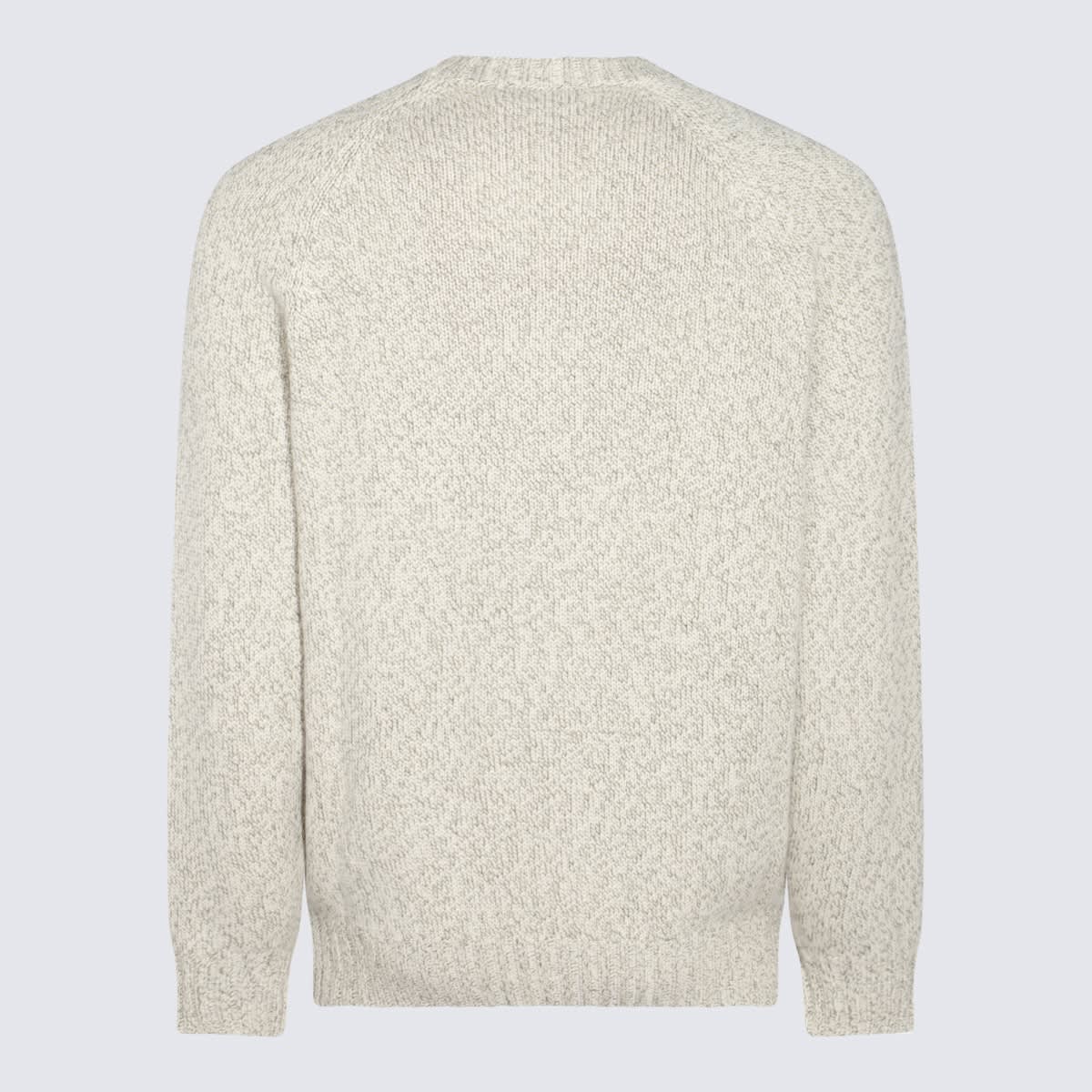 Shop Brunello Cucinelli White Wool Knitwear