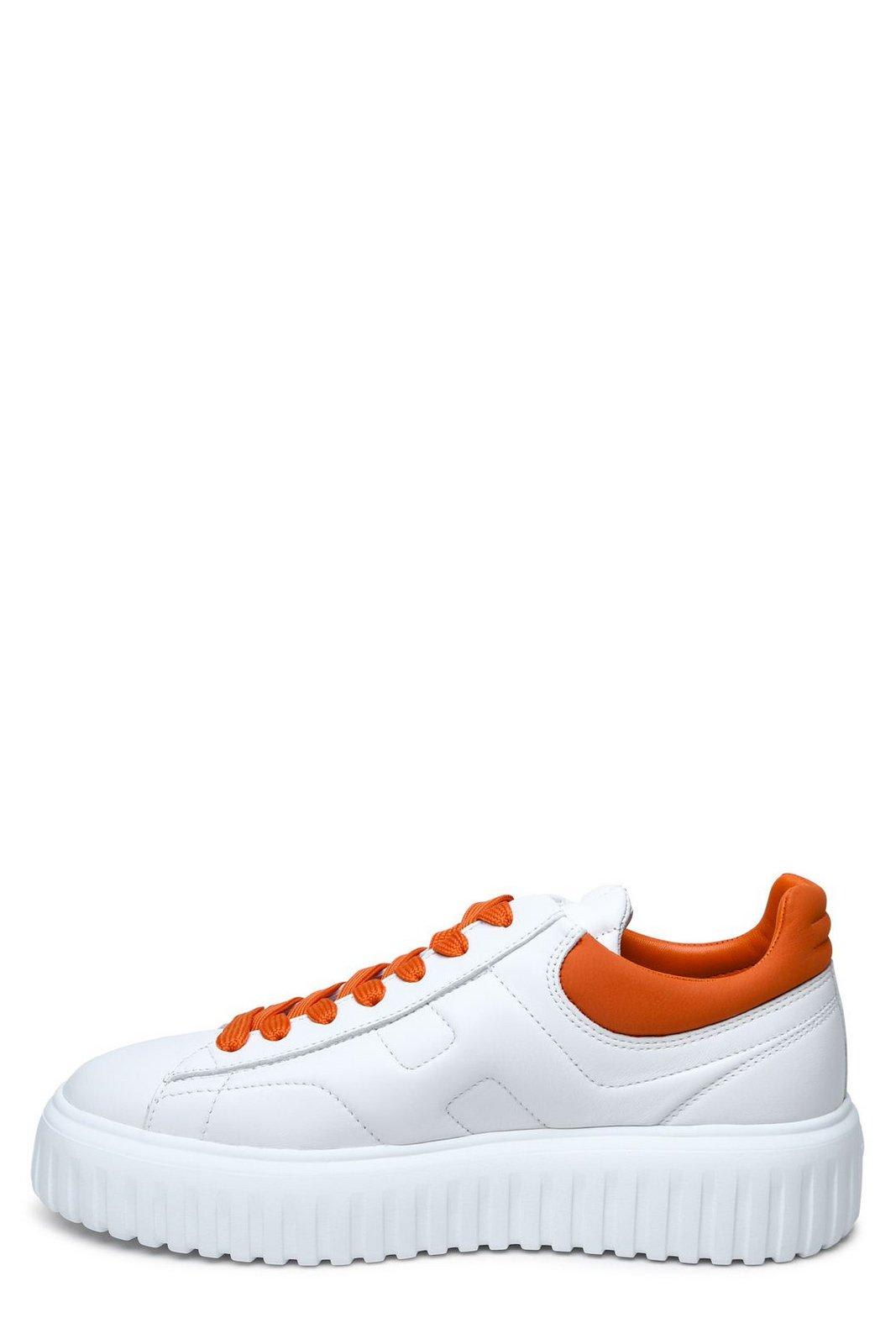 Shop Hogan H631 Low-top Sneakers In White