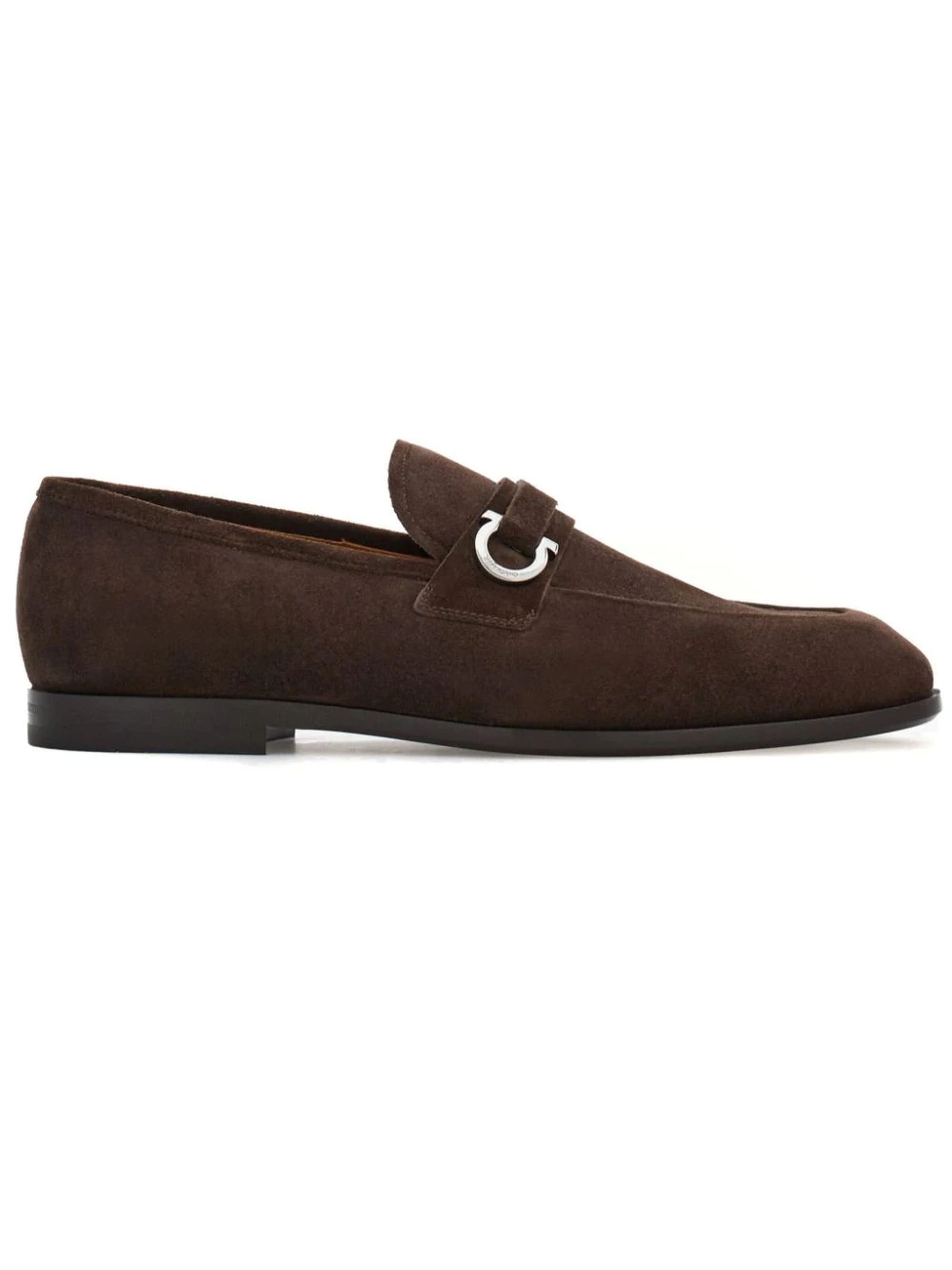 Brown Suede Leather Loafer