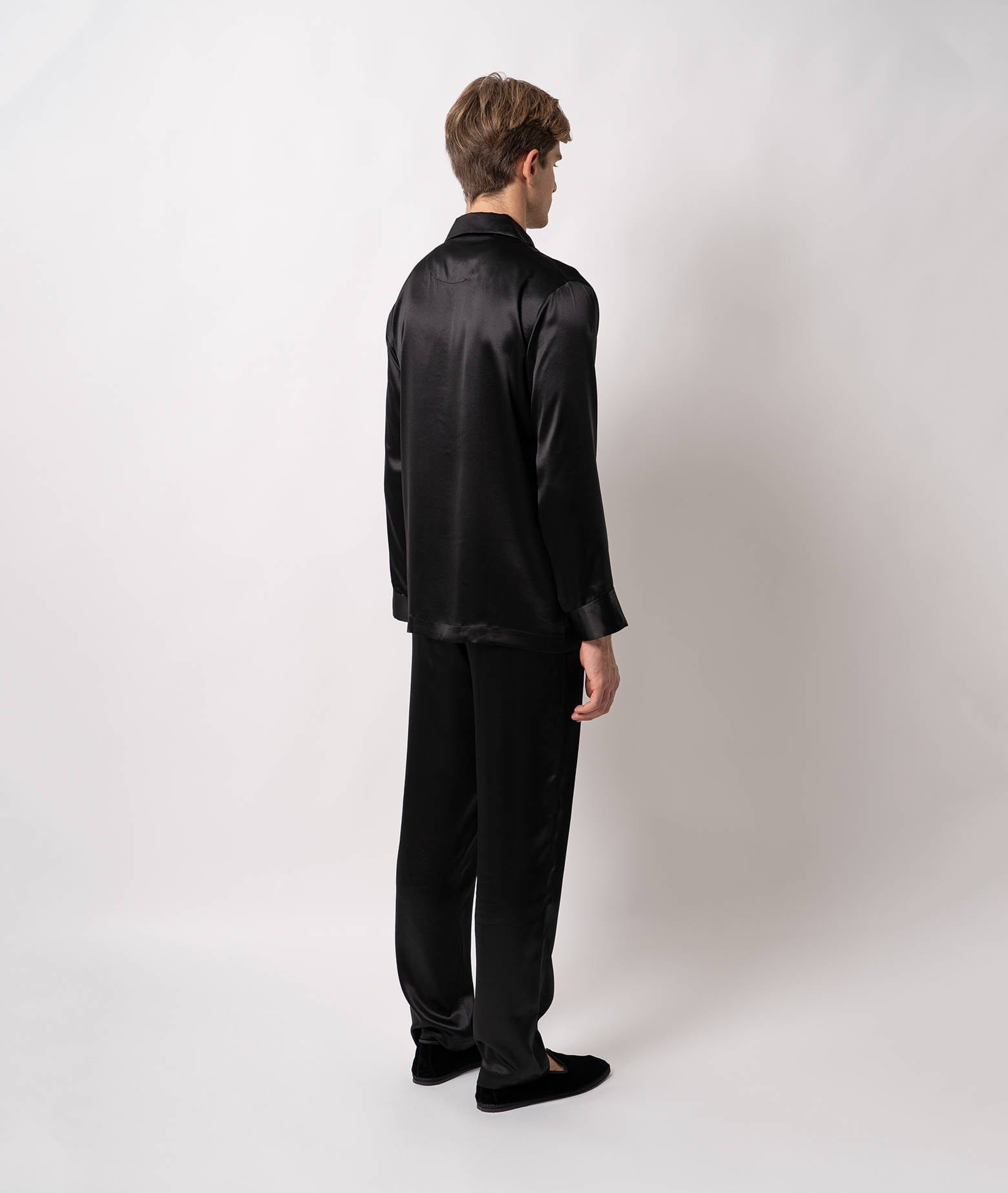 Larusmiani Long Pajamas Grant Pajama In Black