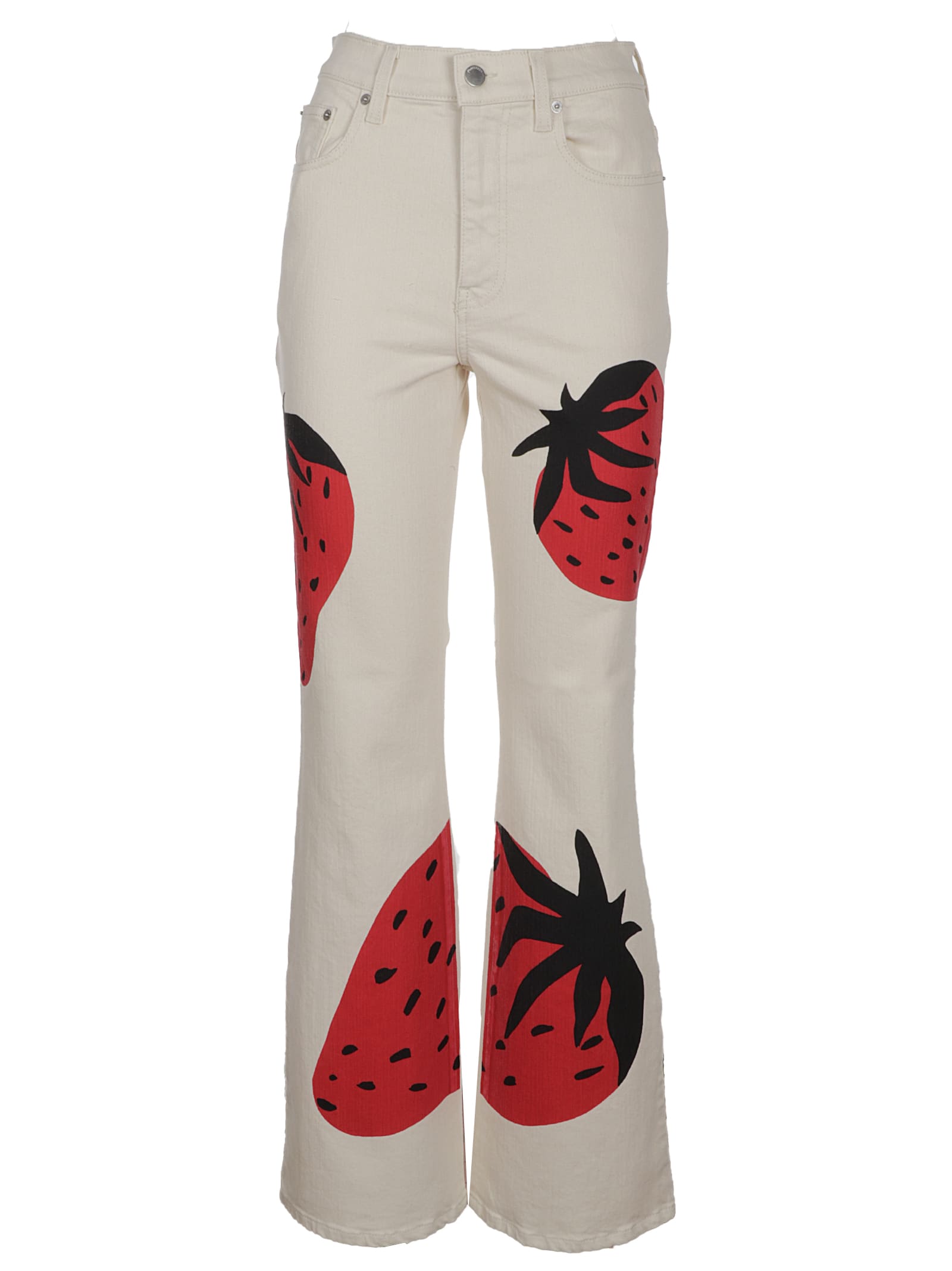 J.W. Anderson Strawberry Bootcut Jeans