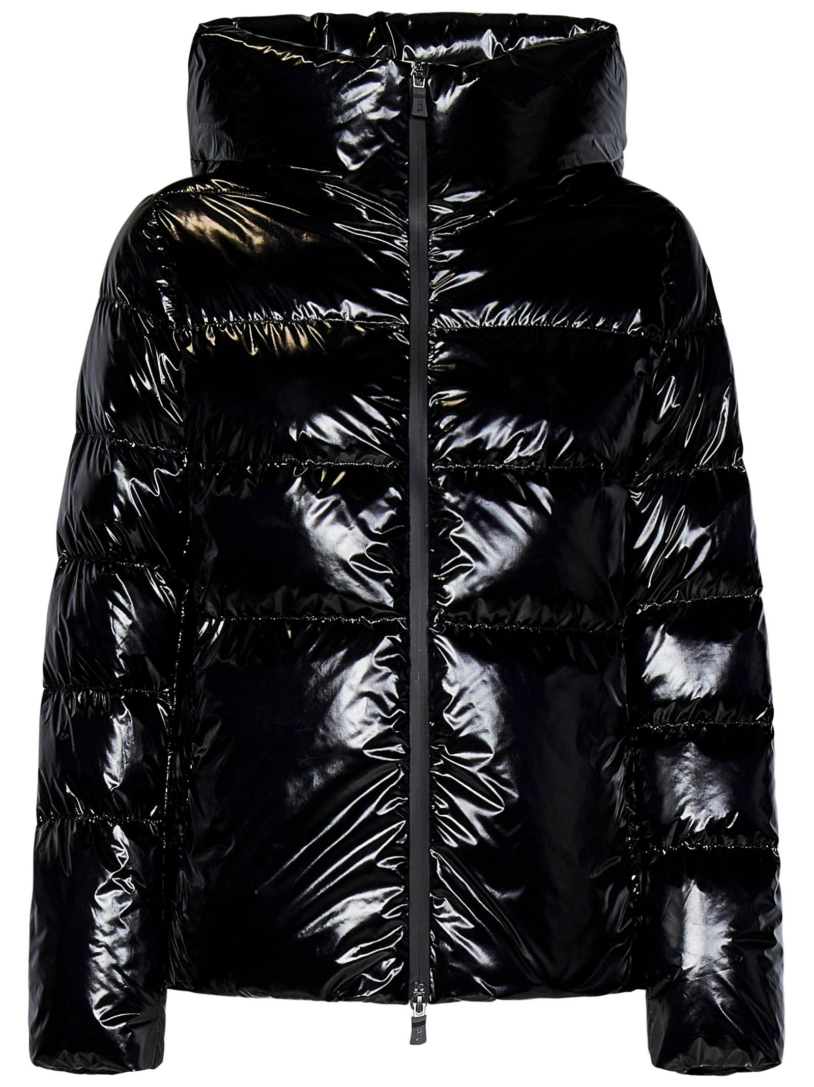 Shop Herno Laminar Down Jacket In Black