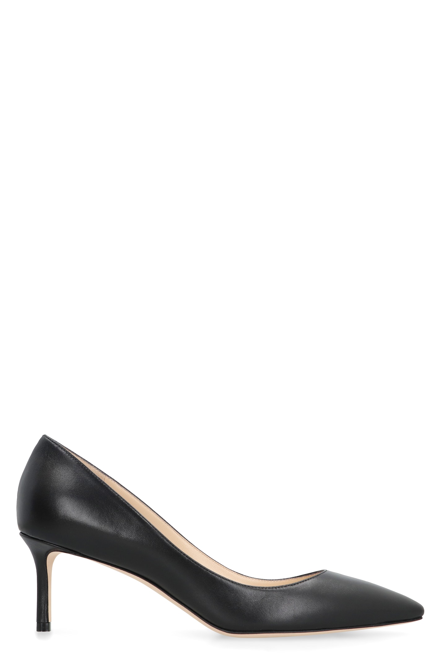 Jimmy Choo Pointed Toe Stiletto Heel Pumps In Black