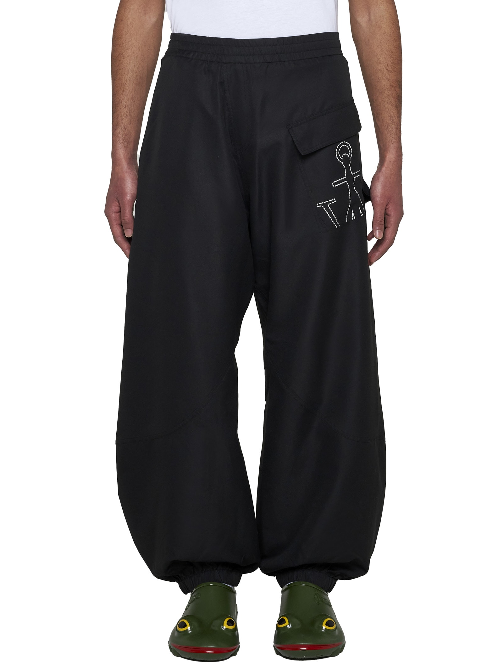 Shop Jw Anderson Pants In Black