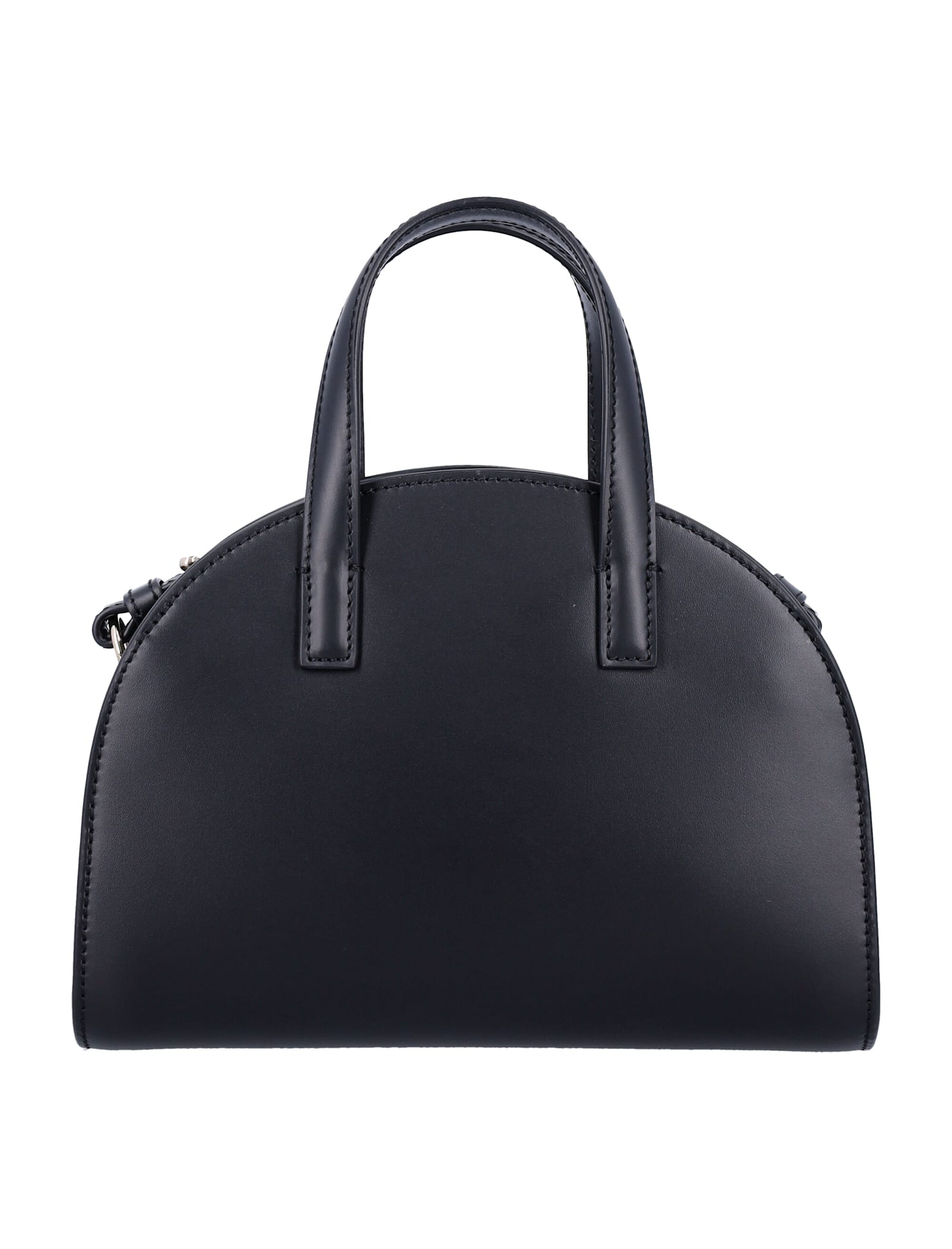 Apc A.p.c. Curved Silhouette Tote Bag In Black