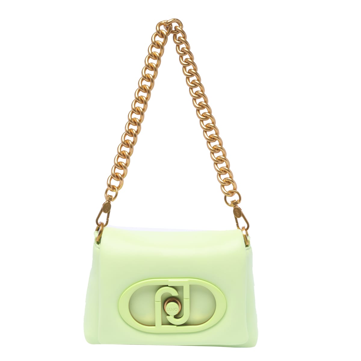 Shop Liu •jo Logo Crossbody Bag In Green