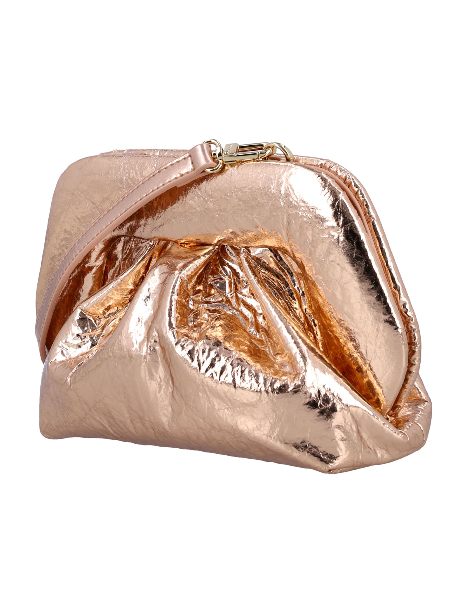 Themoirè Gea Pineapple Clutch In Rose Gold