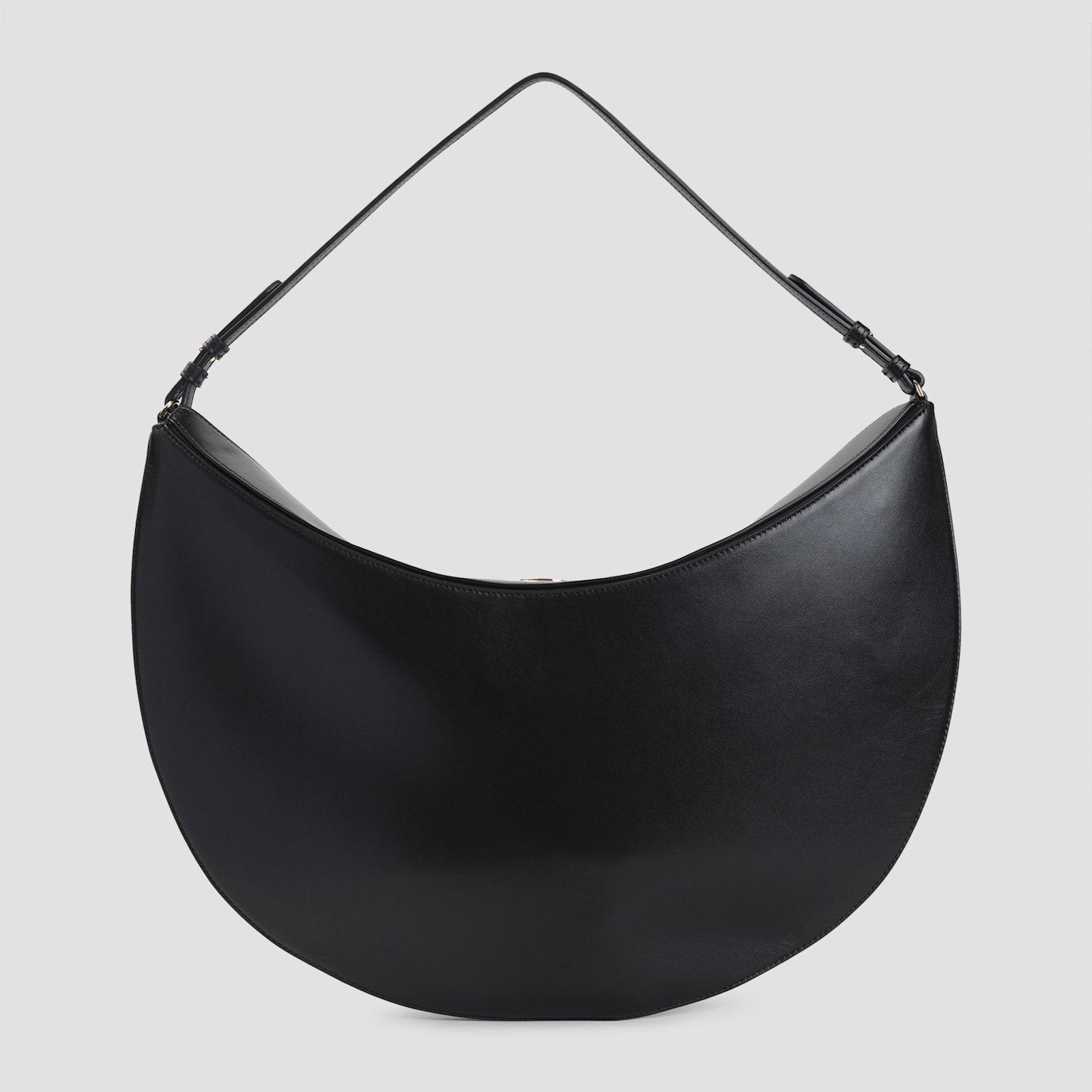 Jacquemus Le Petit Calisso Rond Embellished Leather Clutch In Black