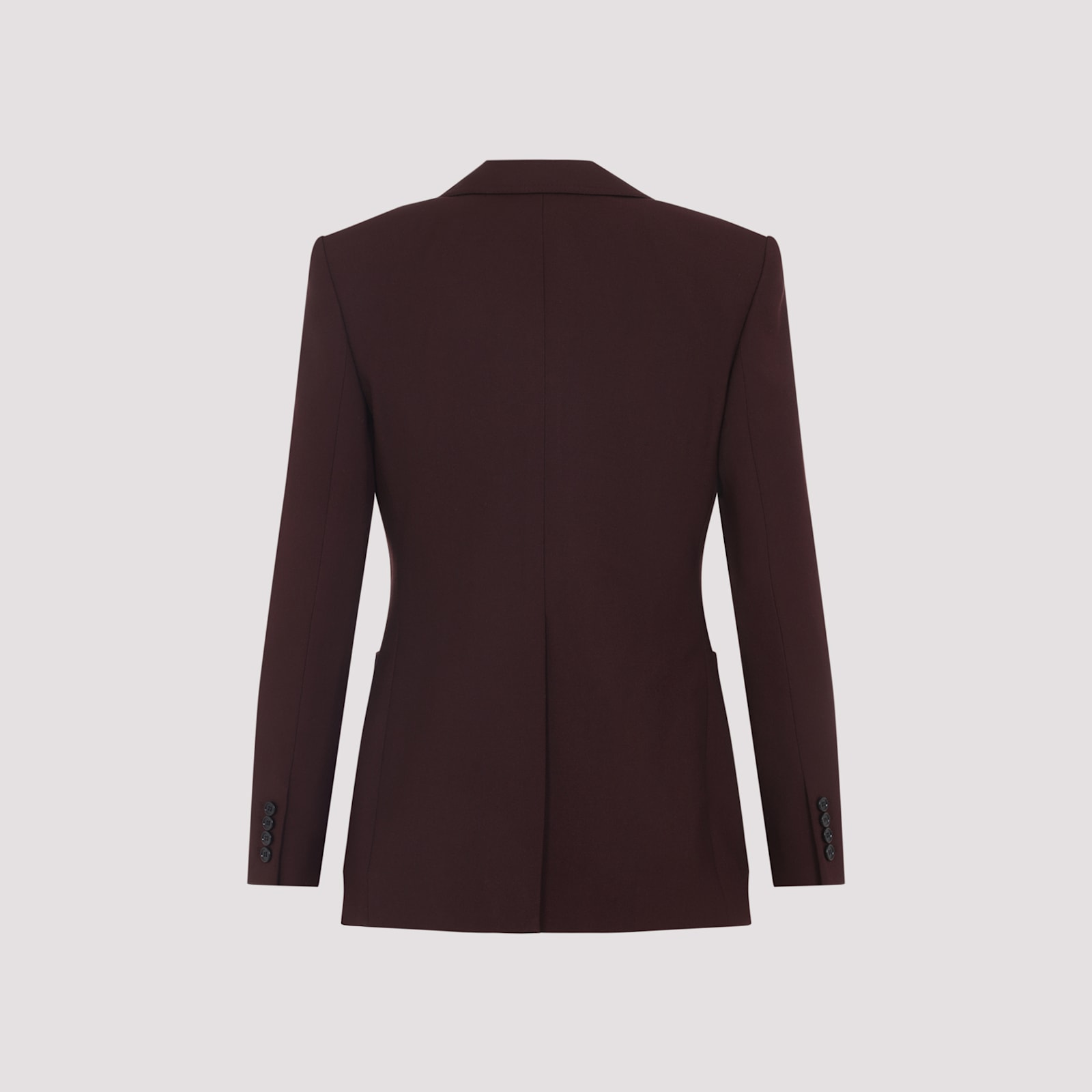 Chloé Dark Purple Wool Jacket In Burgundy