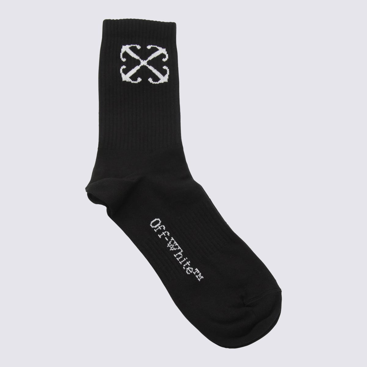 Off-white Black Cotton Arrow Socks