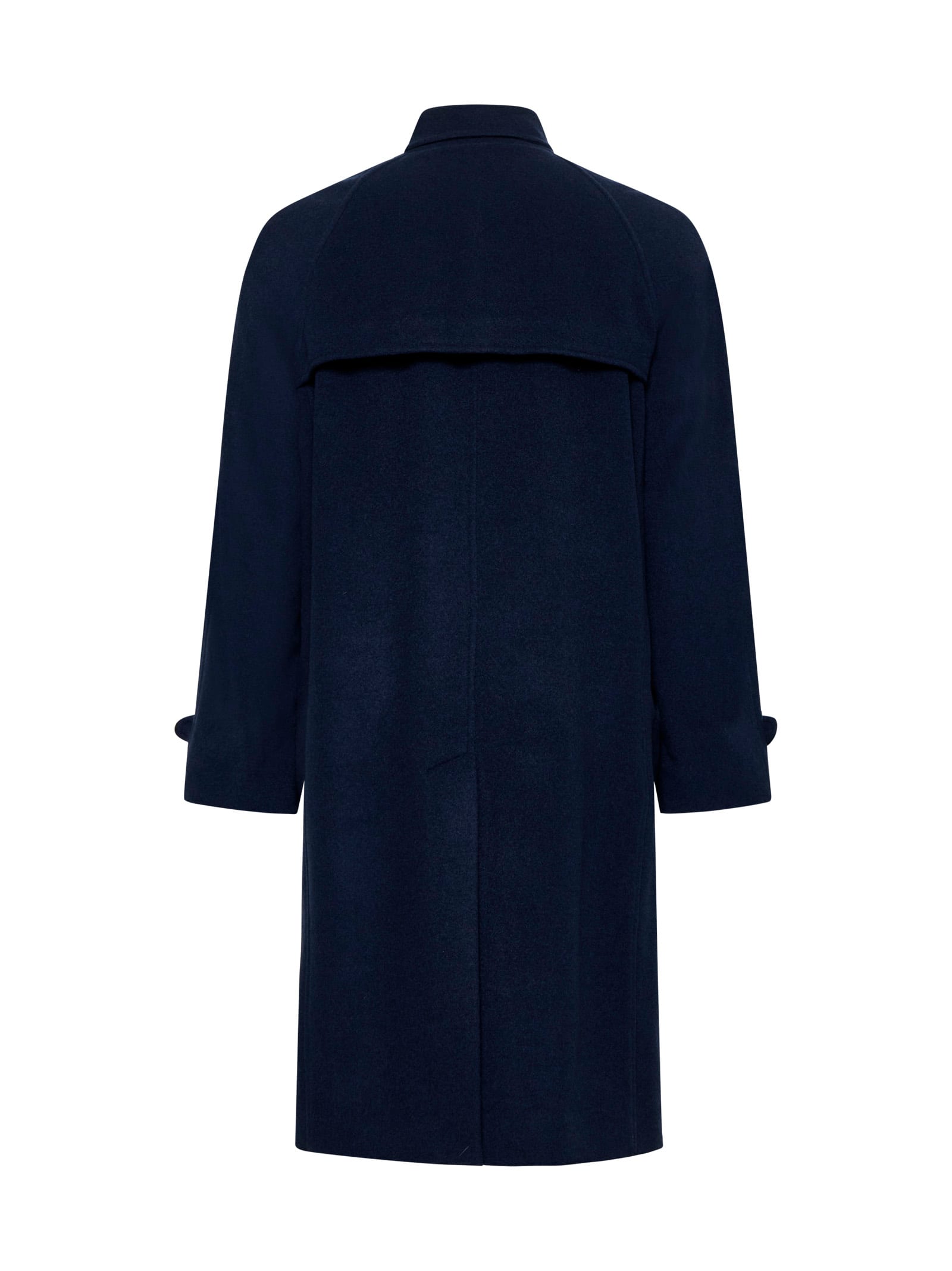 Shop Brunello Cucinelli Coat In Blue