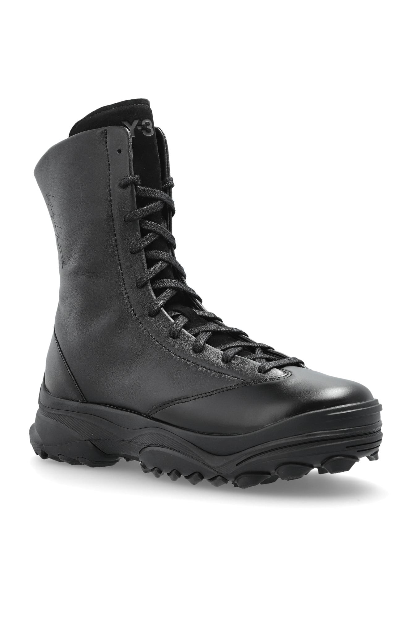 Y-3 Gsg9 Hi Ankle Boots In Black