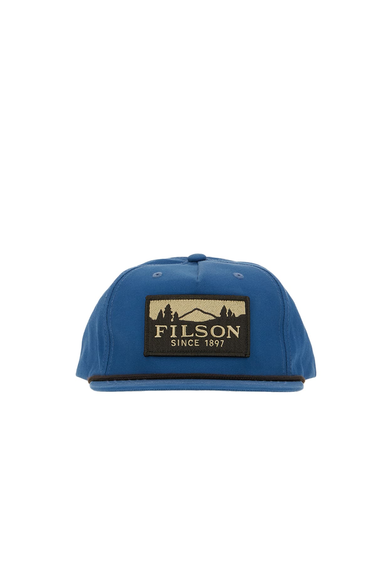 Filson Logo-patch Baseball Cap In Blue
